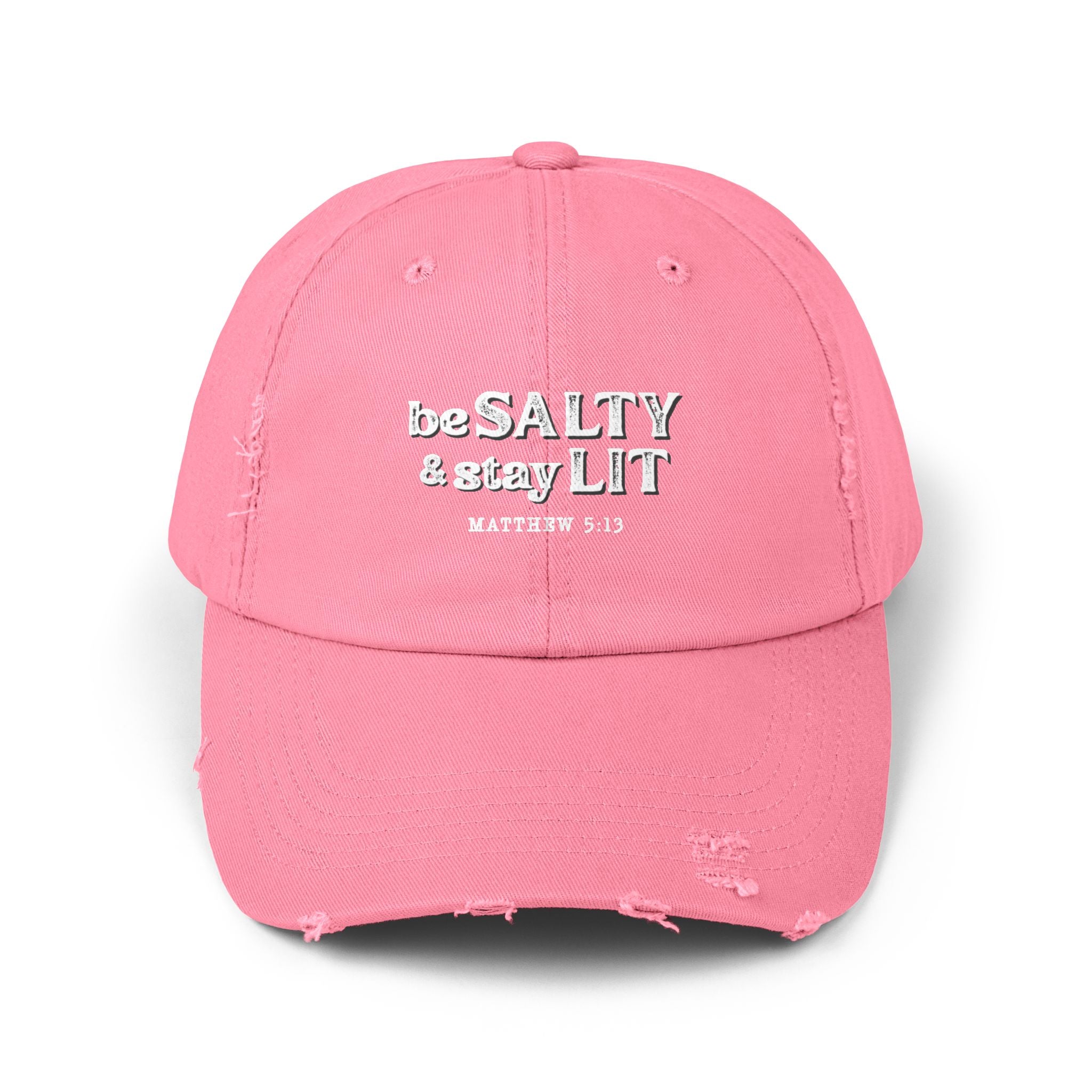 Matthew 5:13 - Christian Distressed Cap