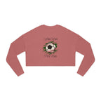 Soccer Work Hard Pray Hard - Cropped Sweatshirt