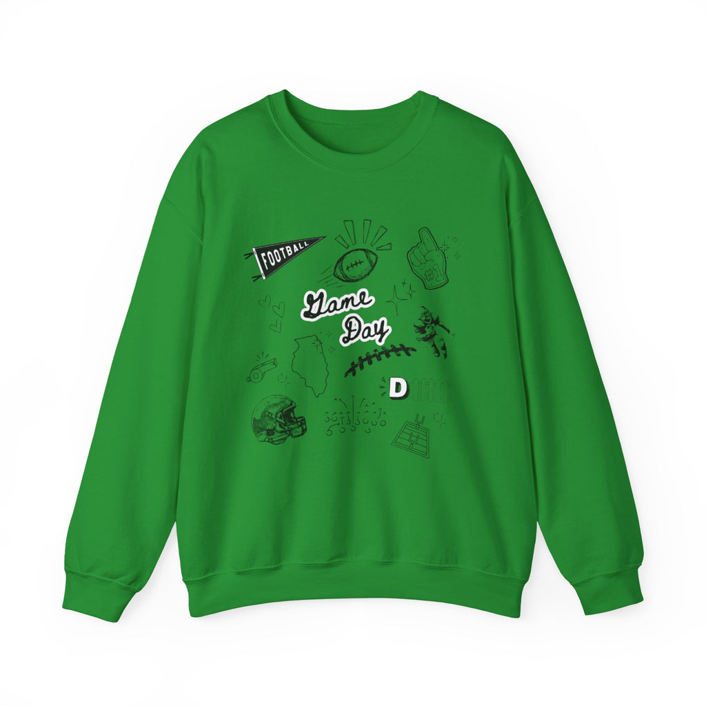 Football Game Day - Graphic Crewneck Sweatshirt