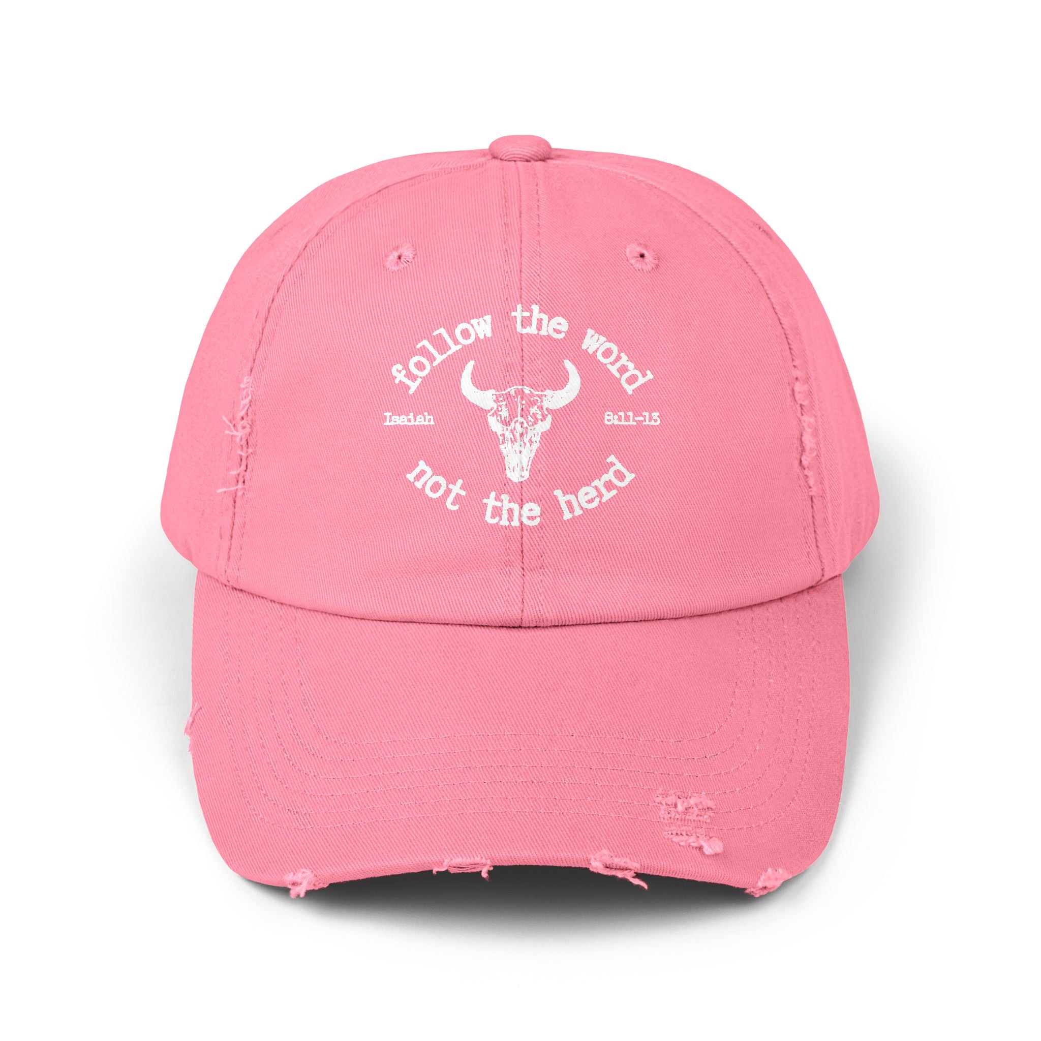 Isaiah 8:11-13 - Christian Distressed Cap