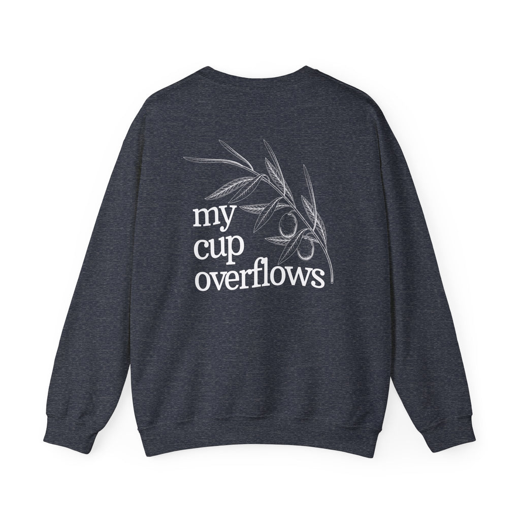 Psalm 23:5 - Christian Crewneck Sweatshirt
