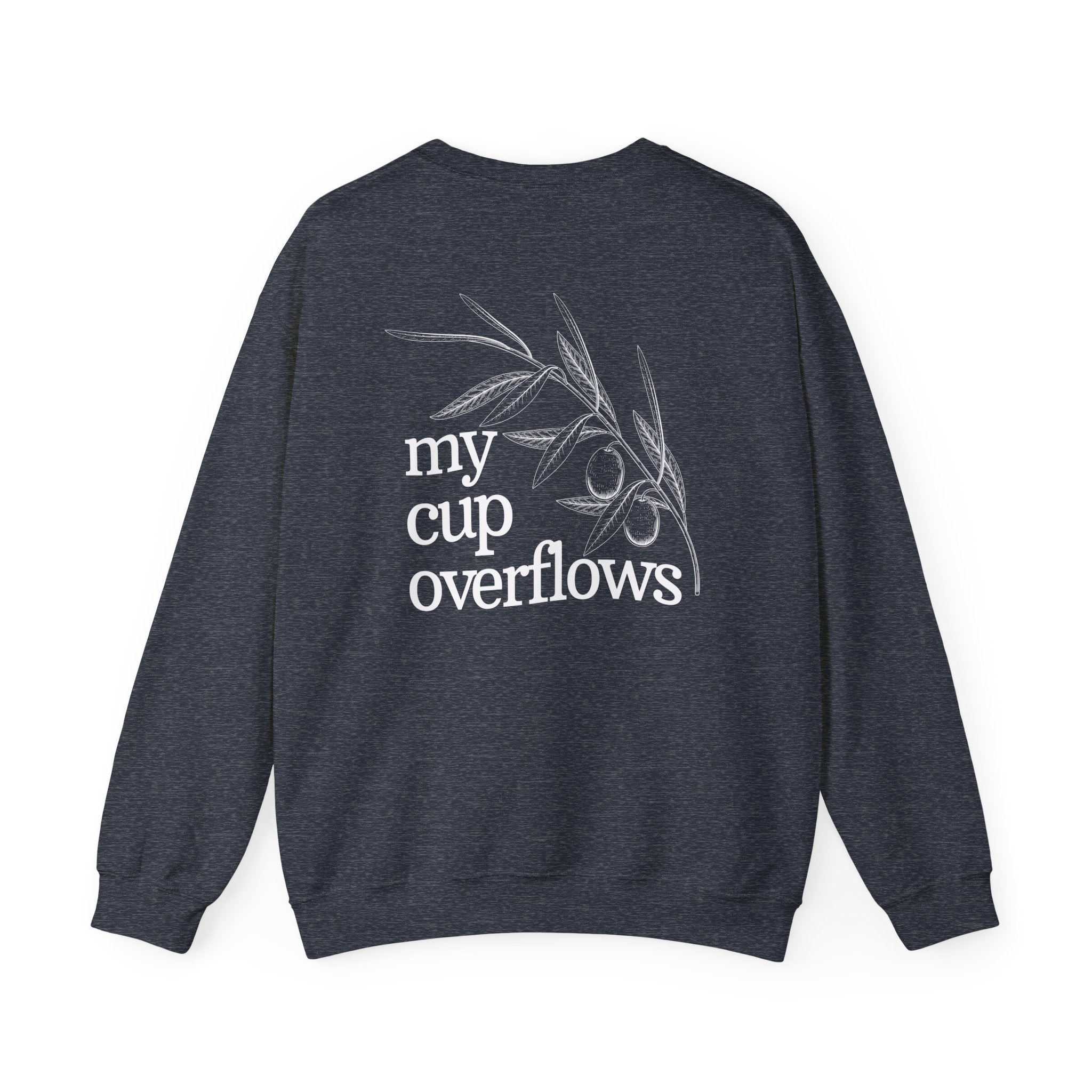 Psalm 23:5 - Christian Crewneck Sweatshirt