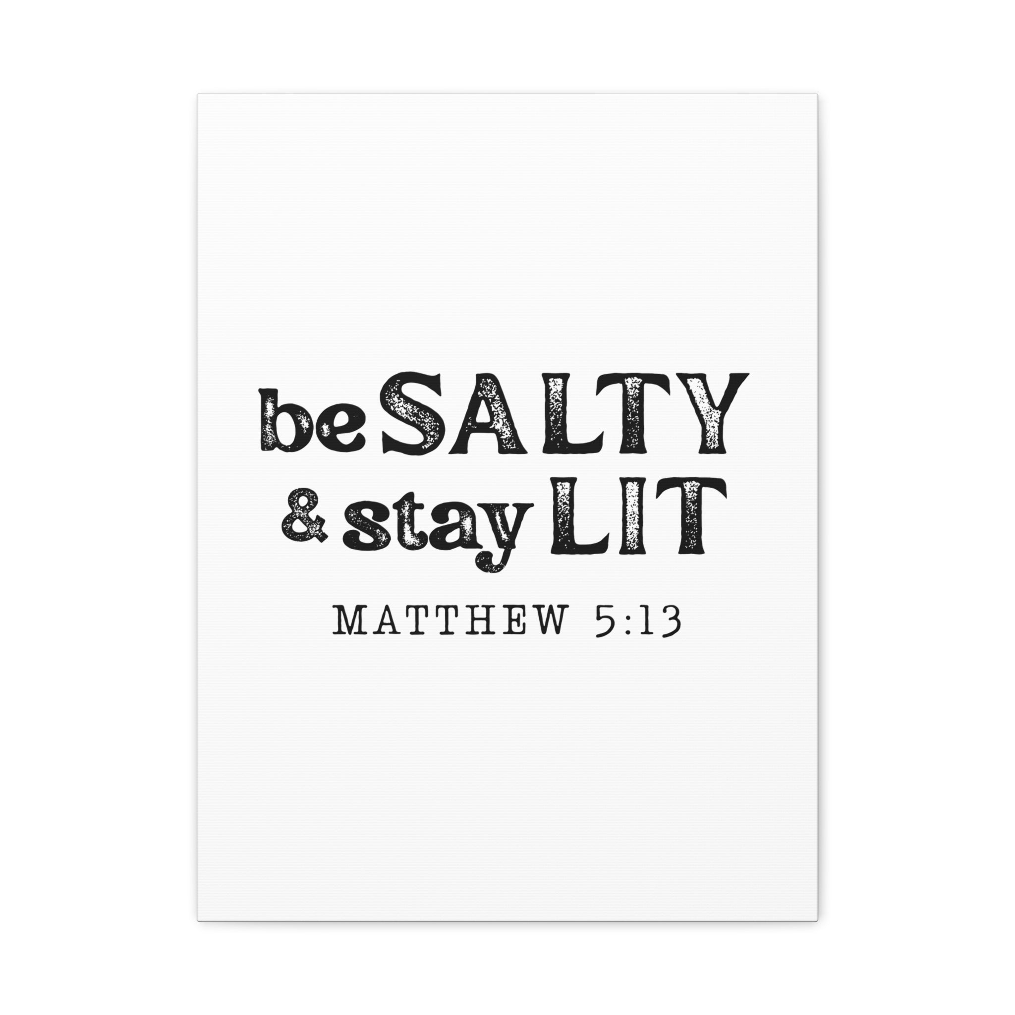 Matthew 5:13 - Christian Wall Art
