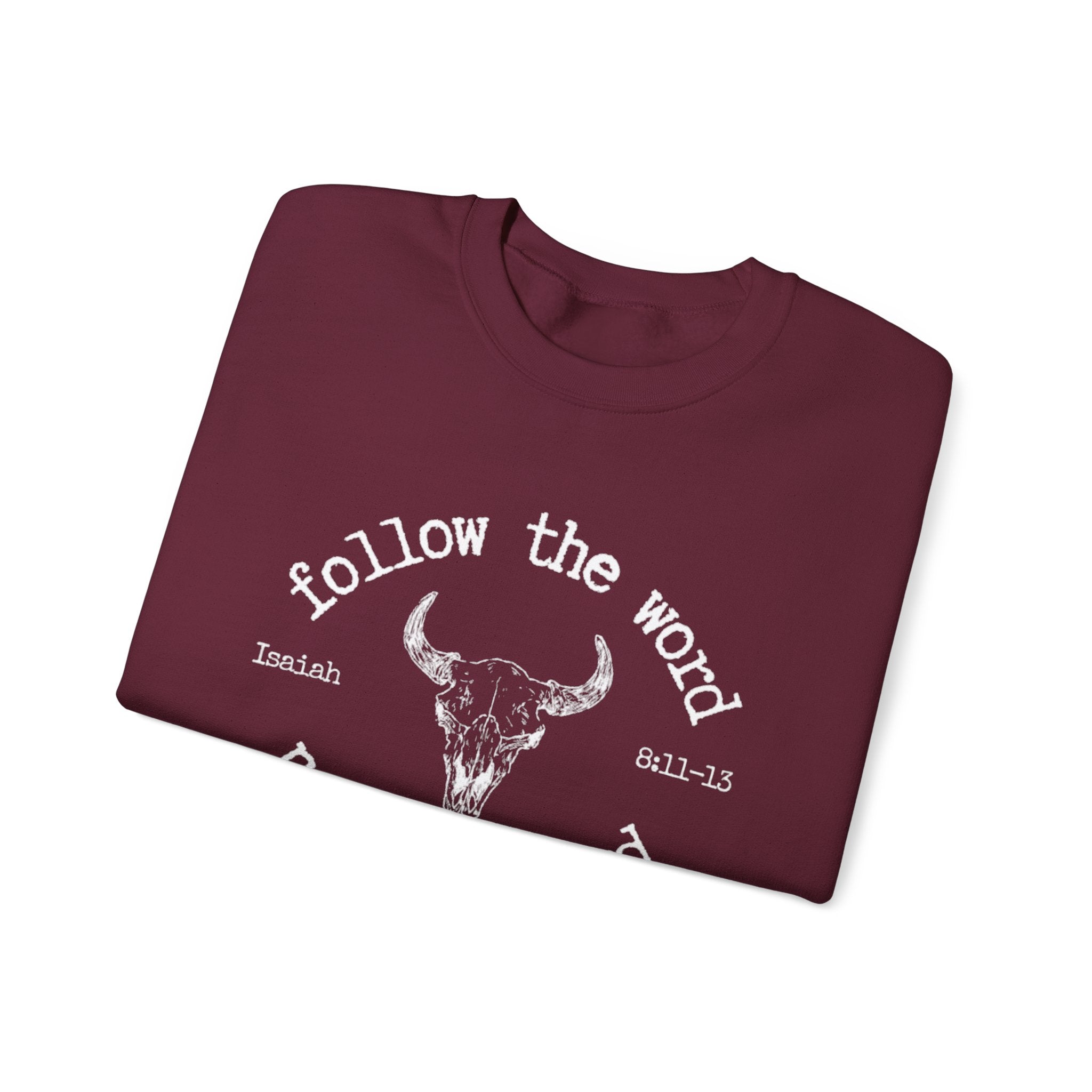 Isaiah 8:11-13 - Christian Crewneck Sweatshirt