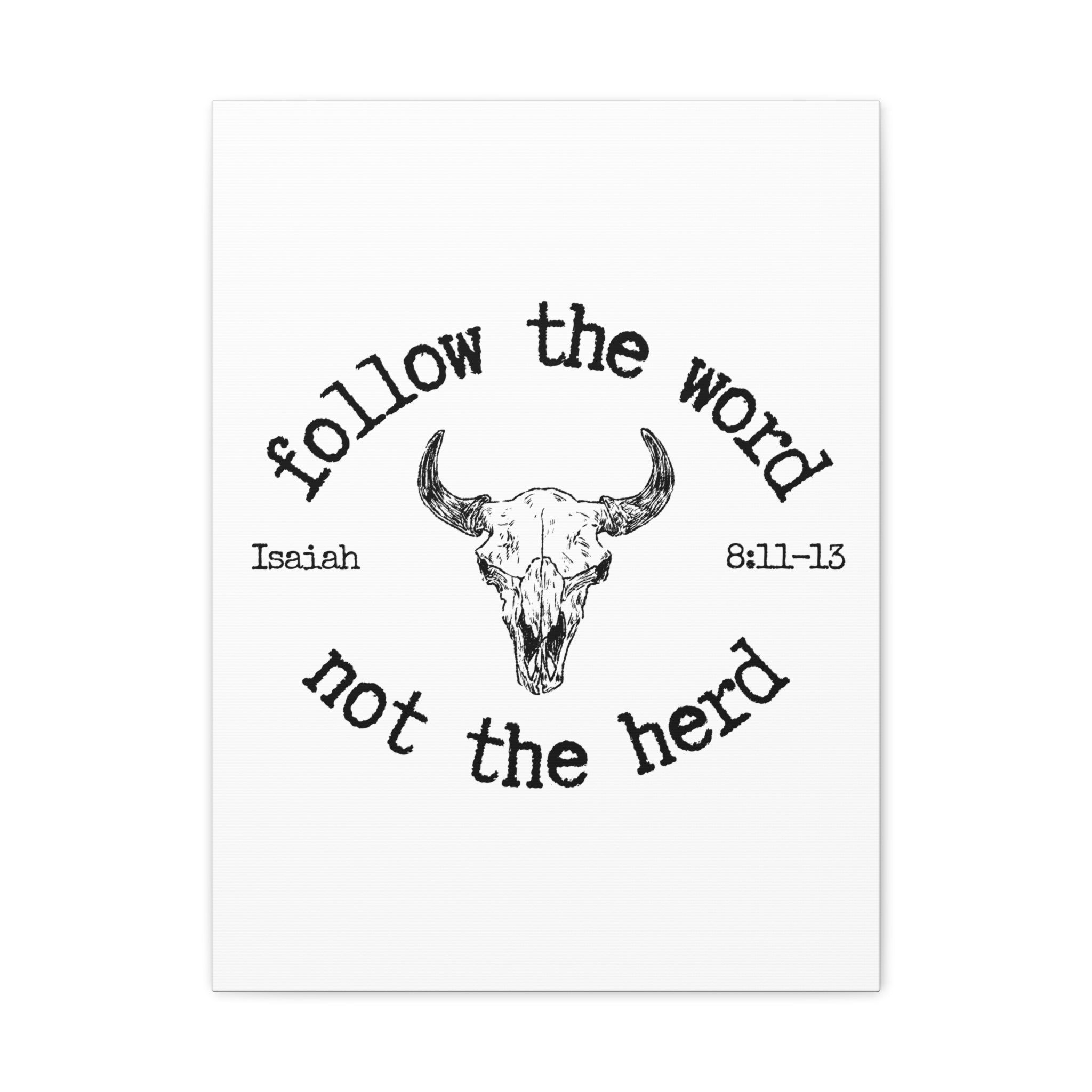 Isaiah 8:11-13 - Christian Wall Art