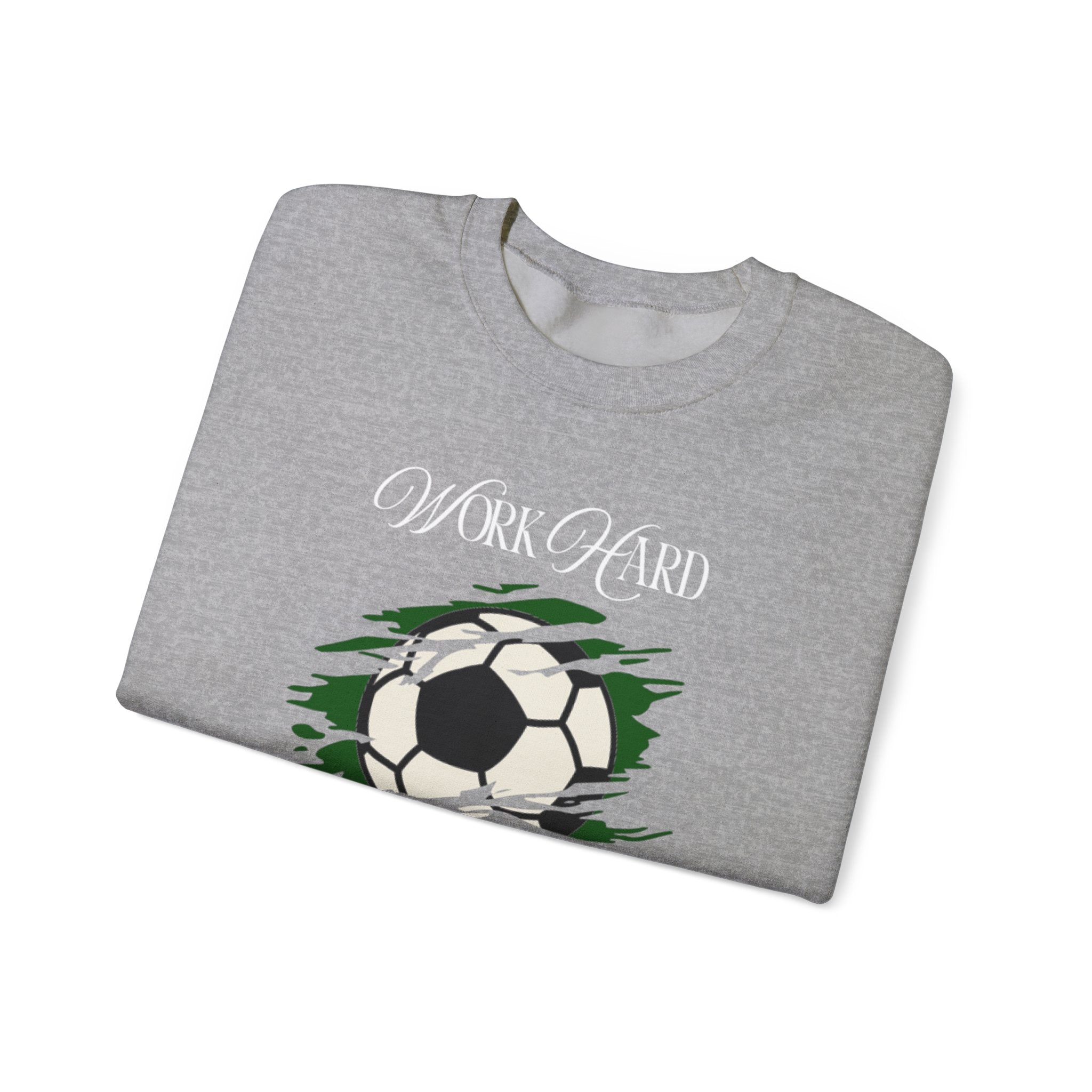 Soccer Work Hard Pray Hard - Crewneck Sweatshirt