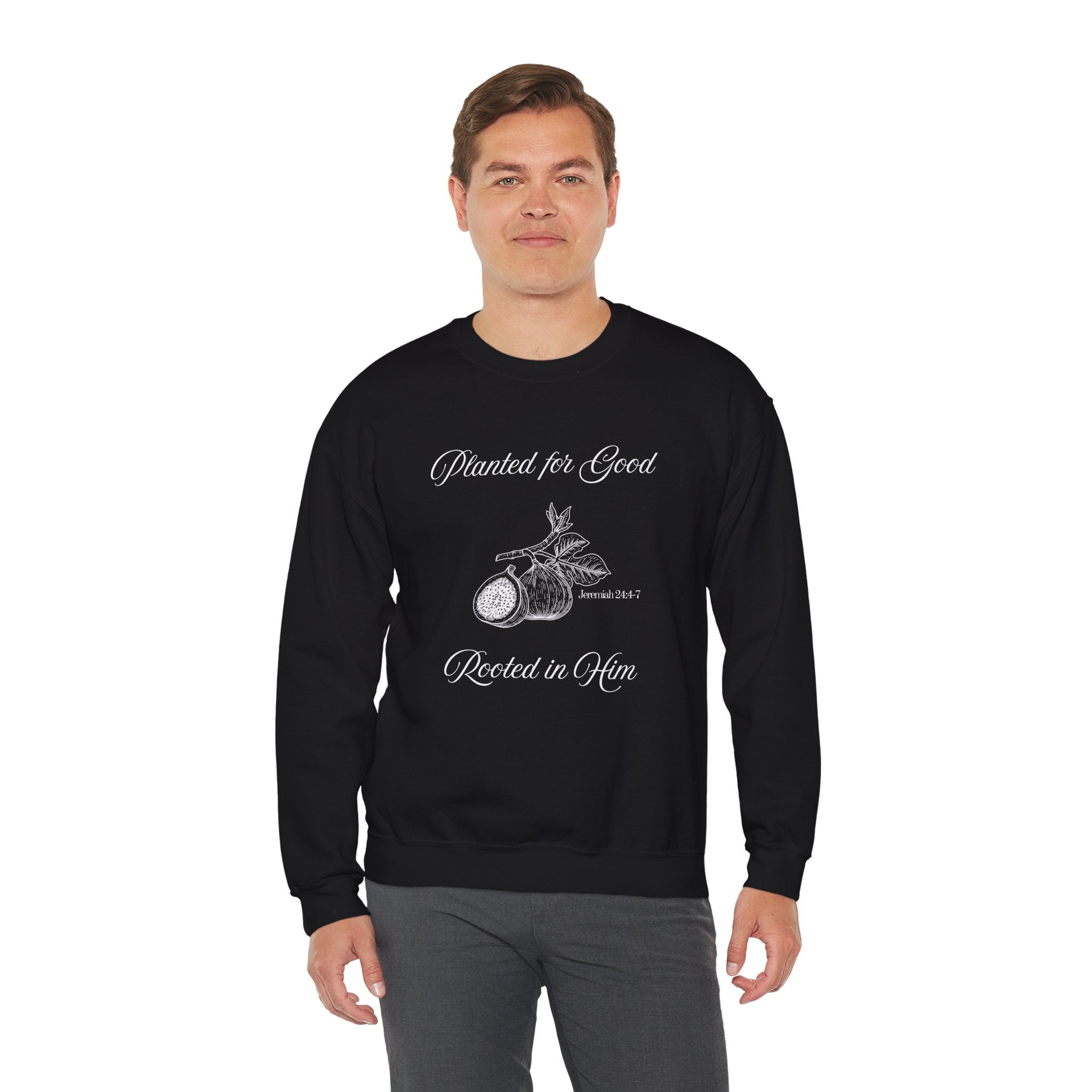 Jeremiah 24:4-7 - Christian Crewneck Sweatshirt