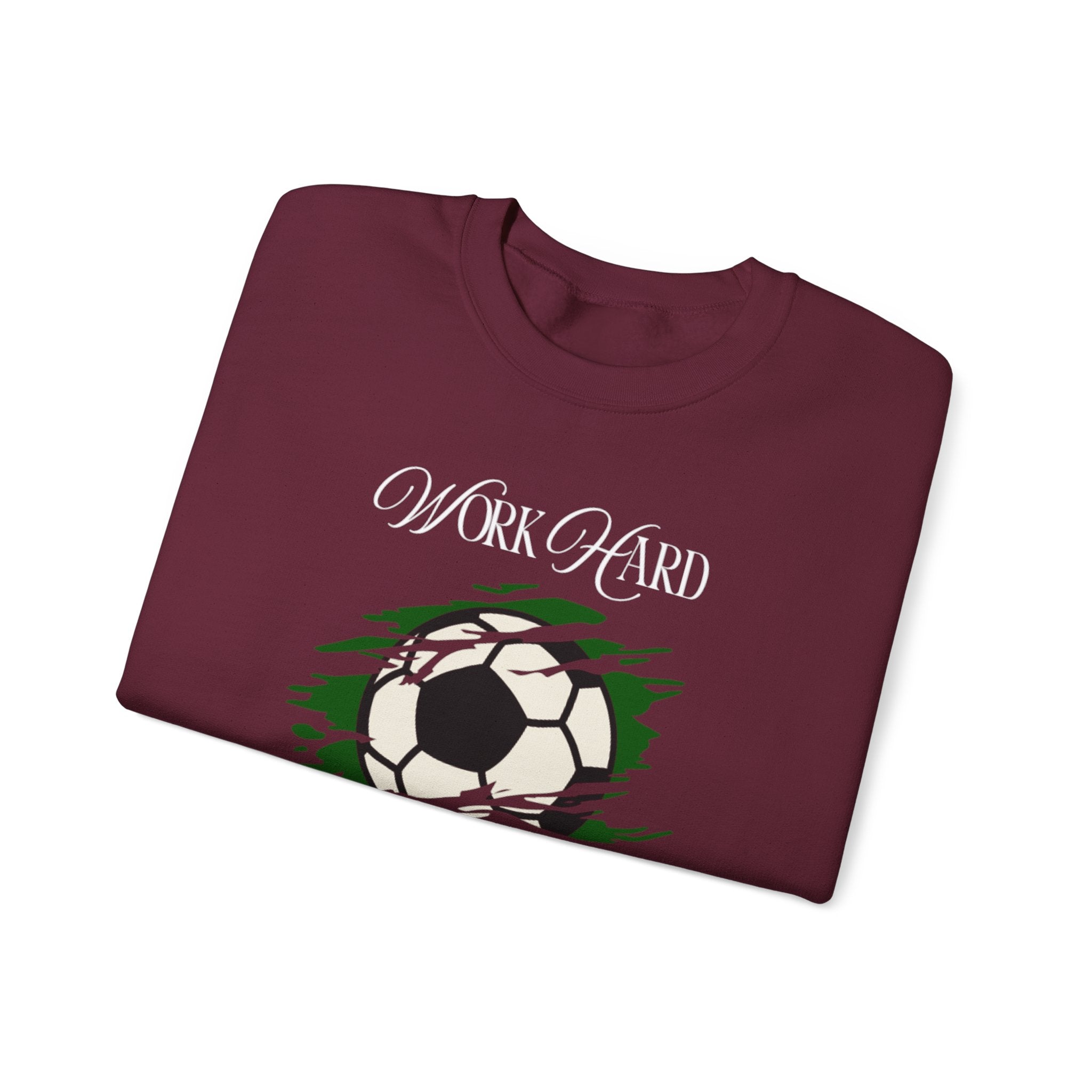 Soccer Work Hard Pray Hard - Crewneck Sweatshirt