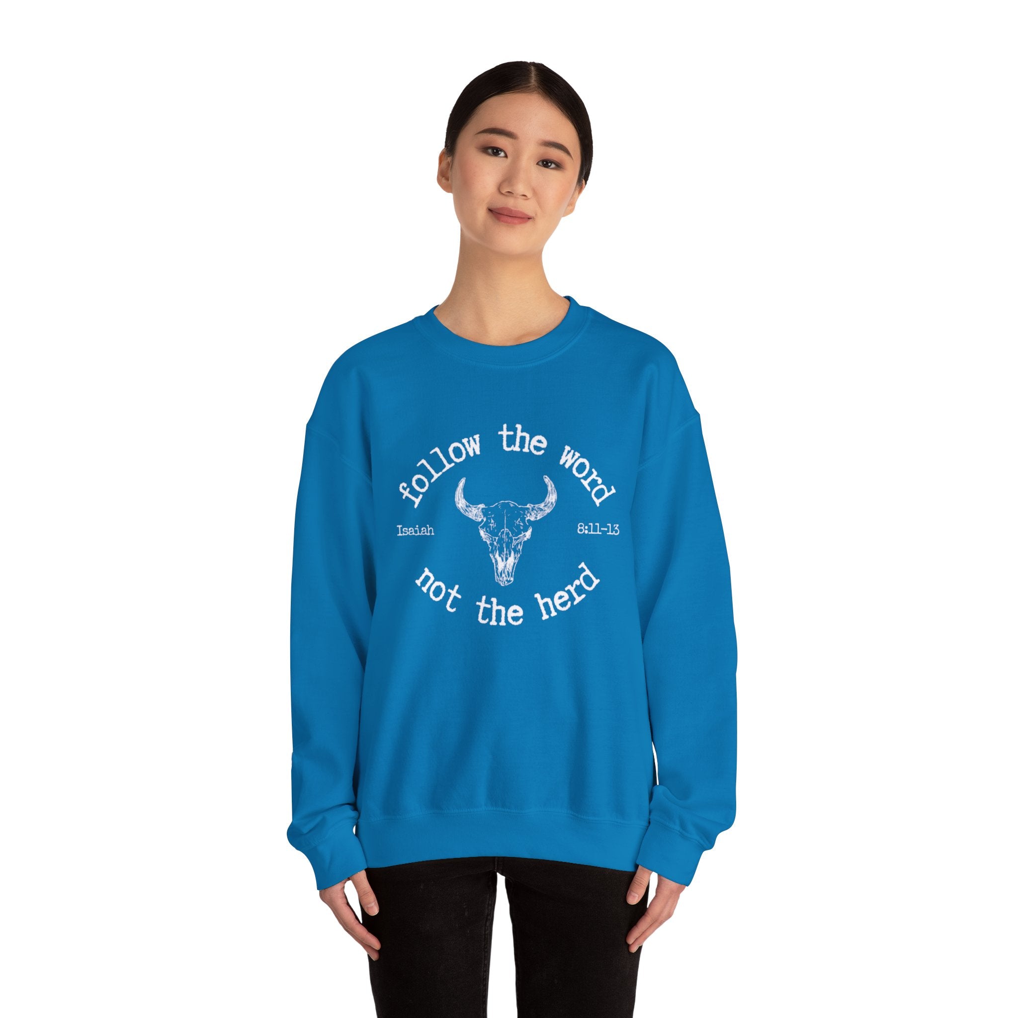 Isaiah 8:11-13 - Christian Crewneck Sweatshirt