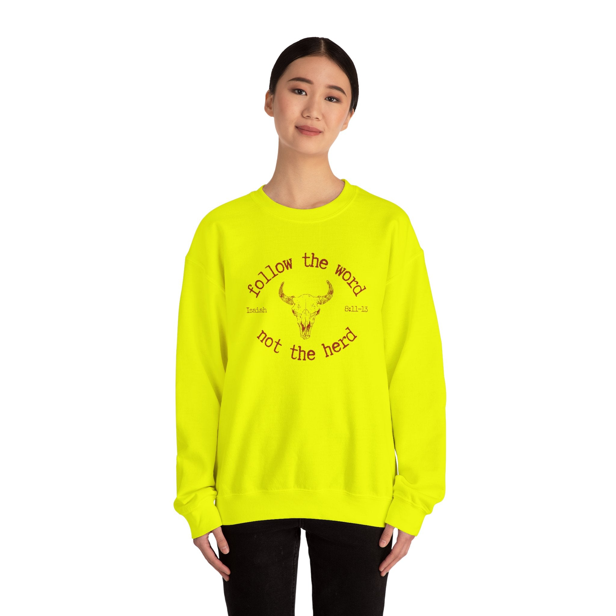 Isaiah 8:11-13 - Christian Crewneck Sweatshirt