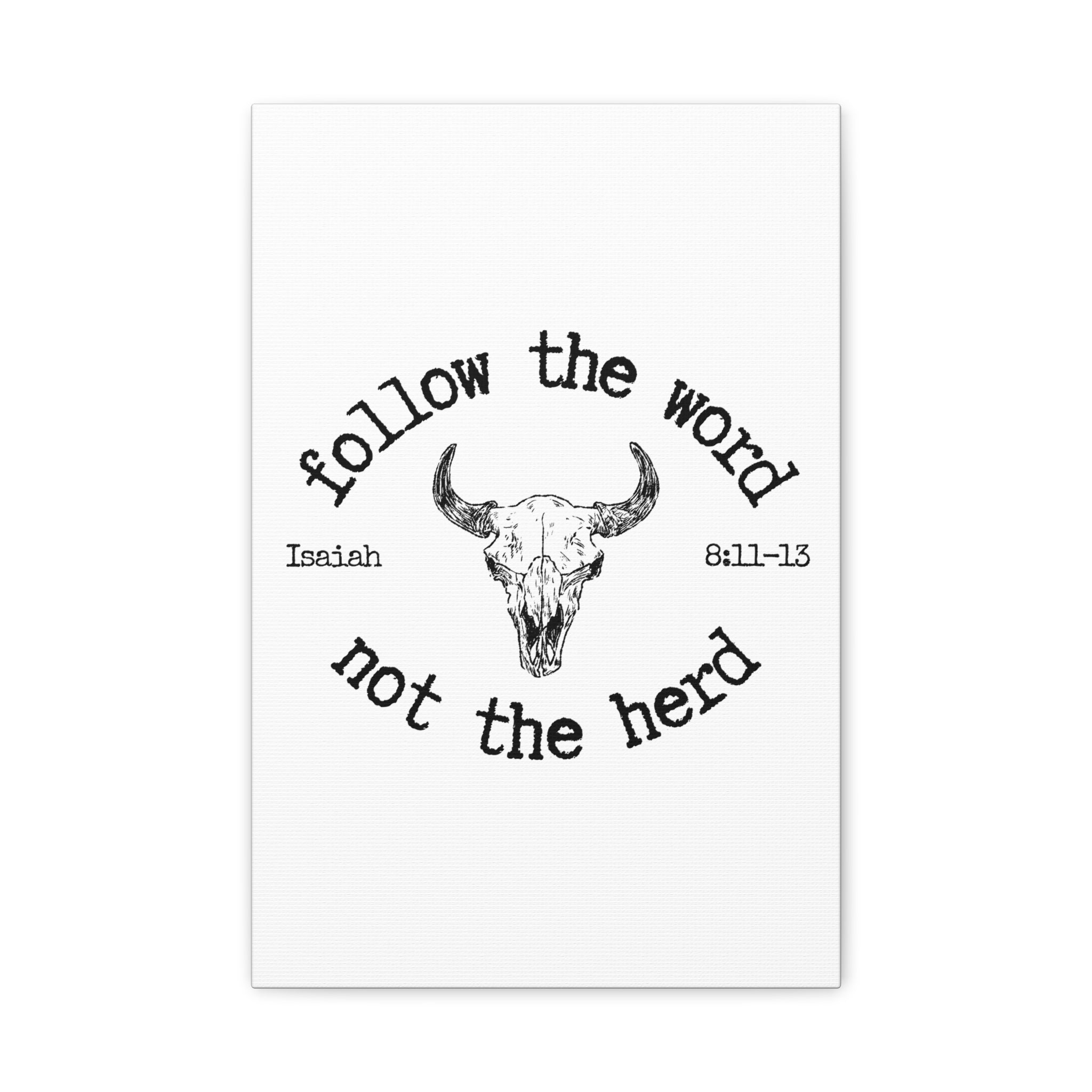 Isaiah 8:11-13 - Christian Wall Art