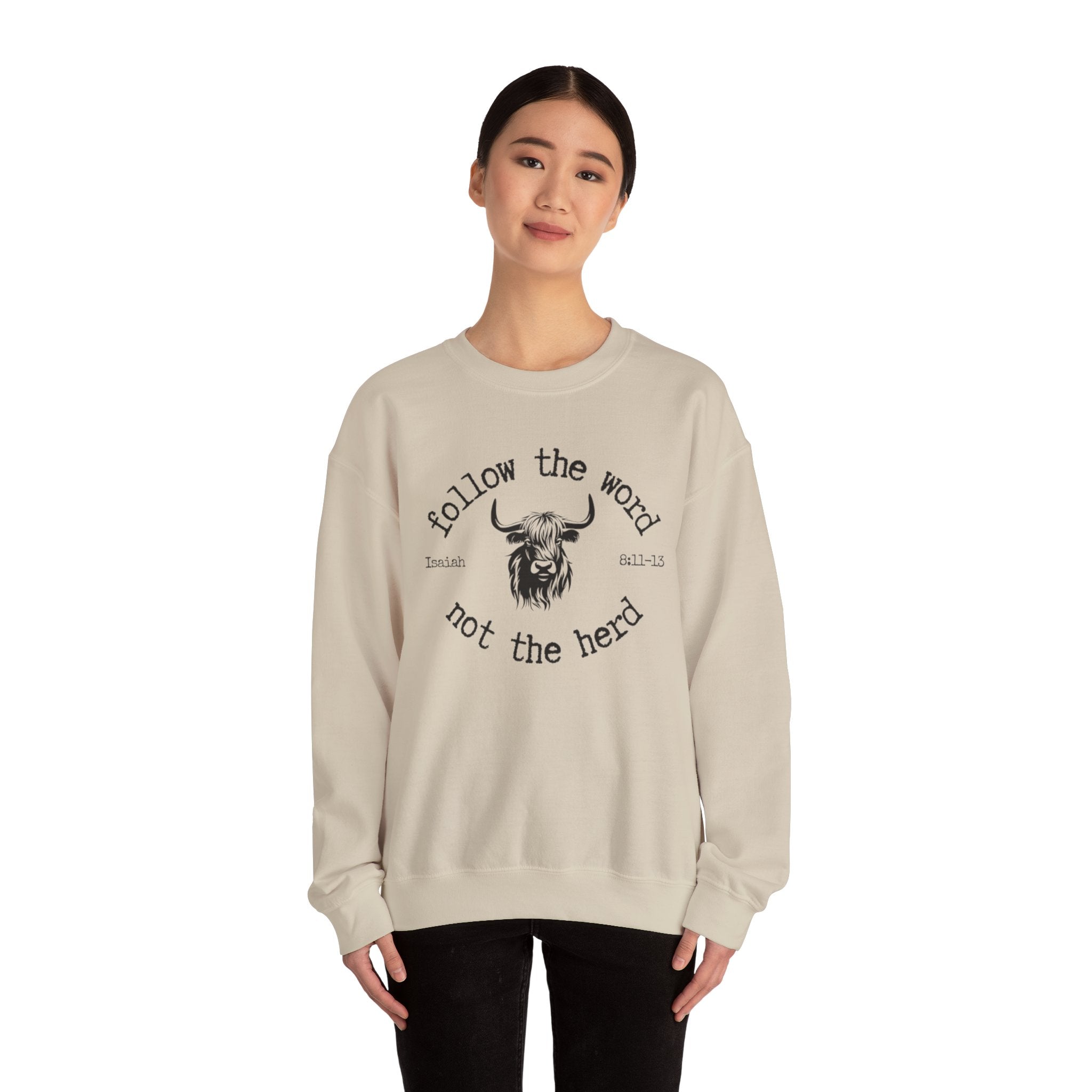 Isaiah 8:11-13 - Christian Crewneck Sweatshirt