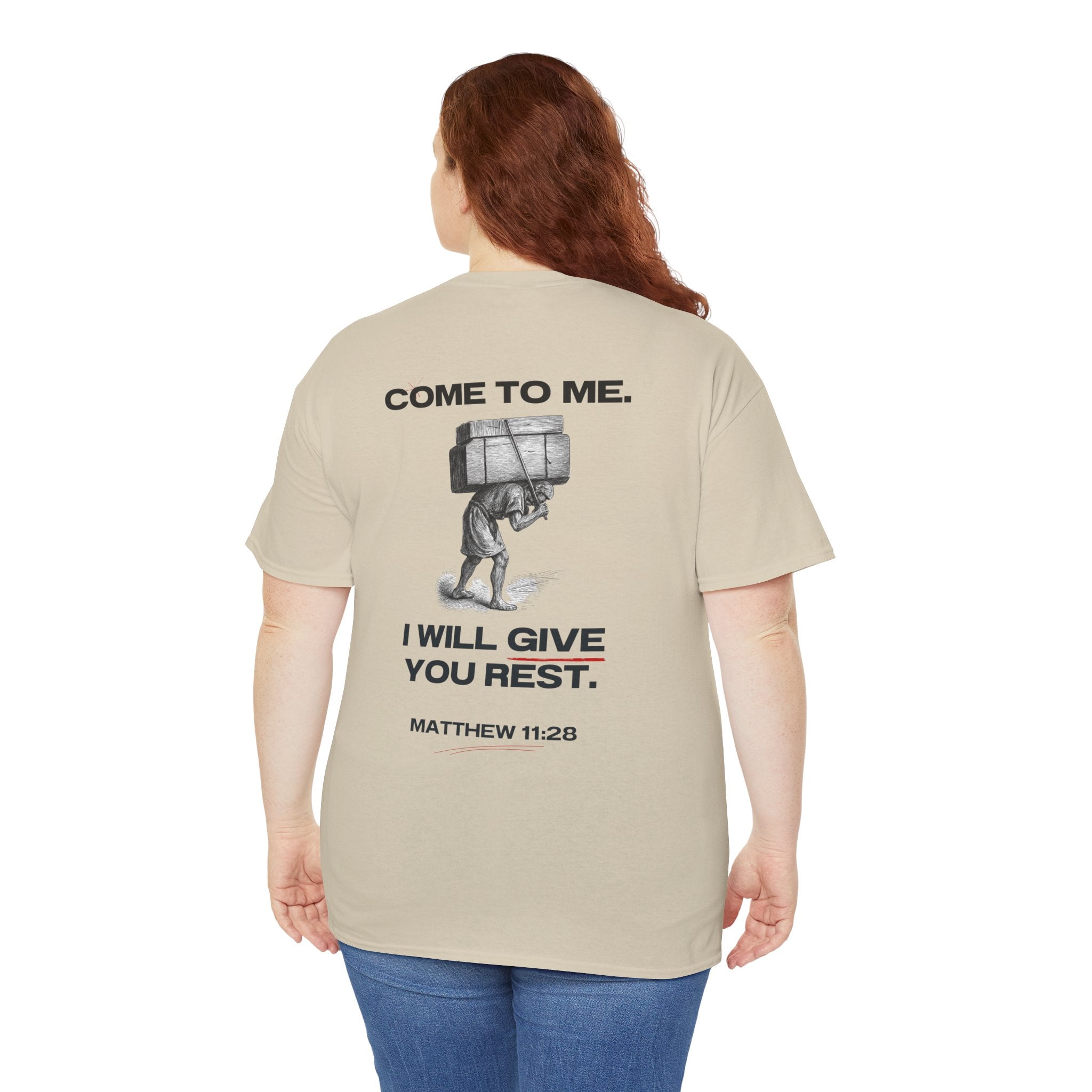 Matthew 11:28 - Christian Tee