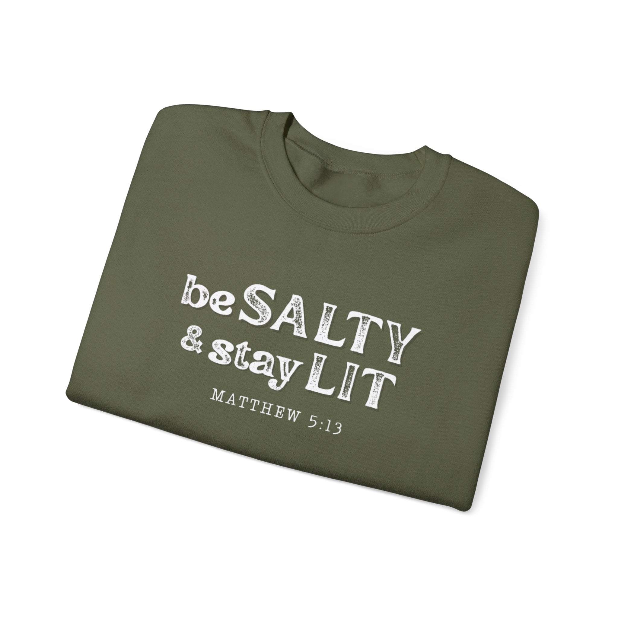 Matthew 5:13 - Christian Crewneck Sweatshirt