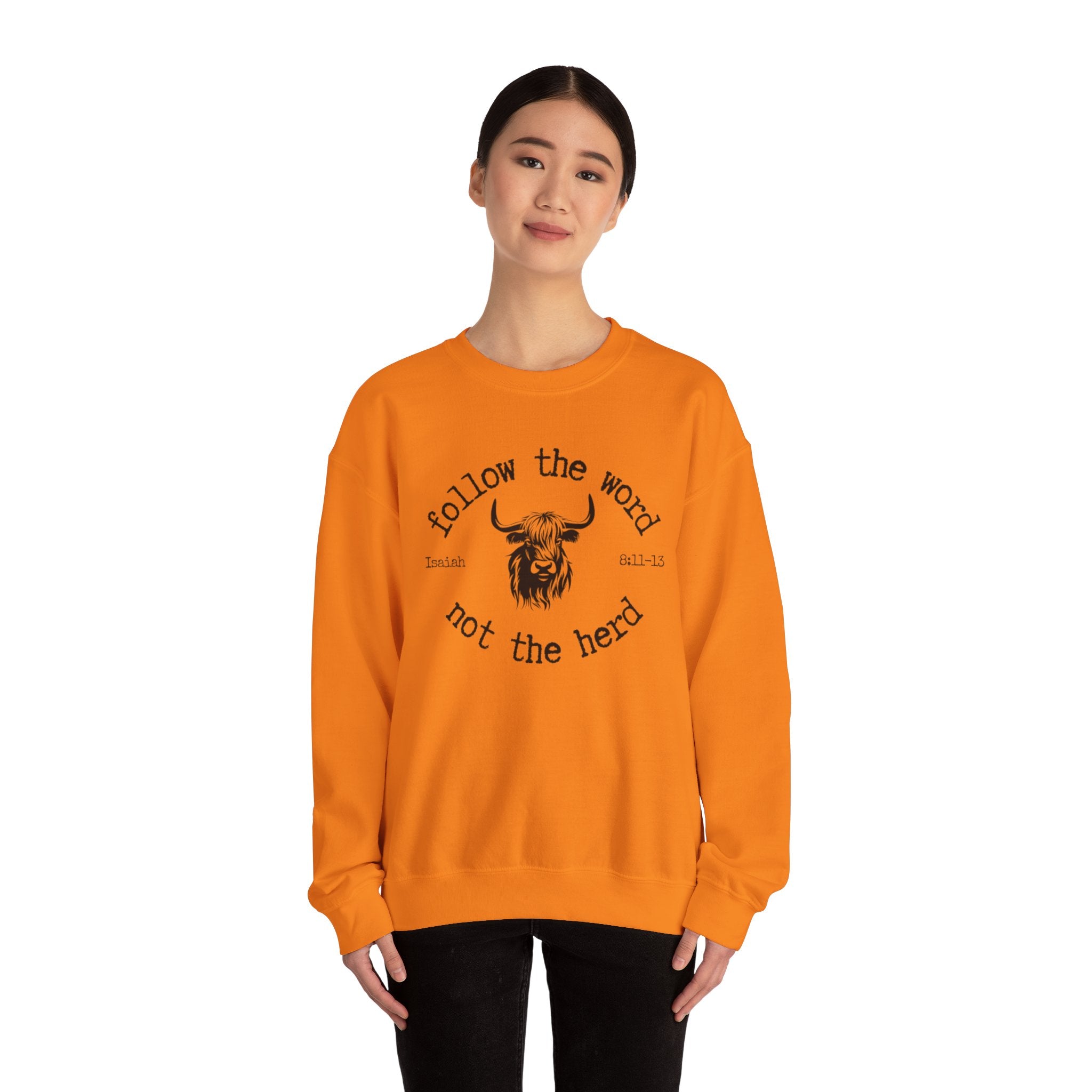 Isaiah 8:11-13 - Christian Crewneck Sweatshirt