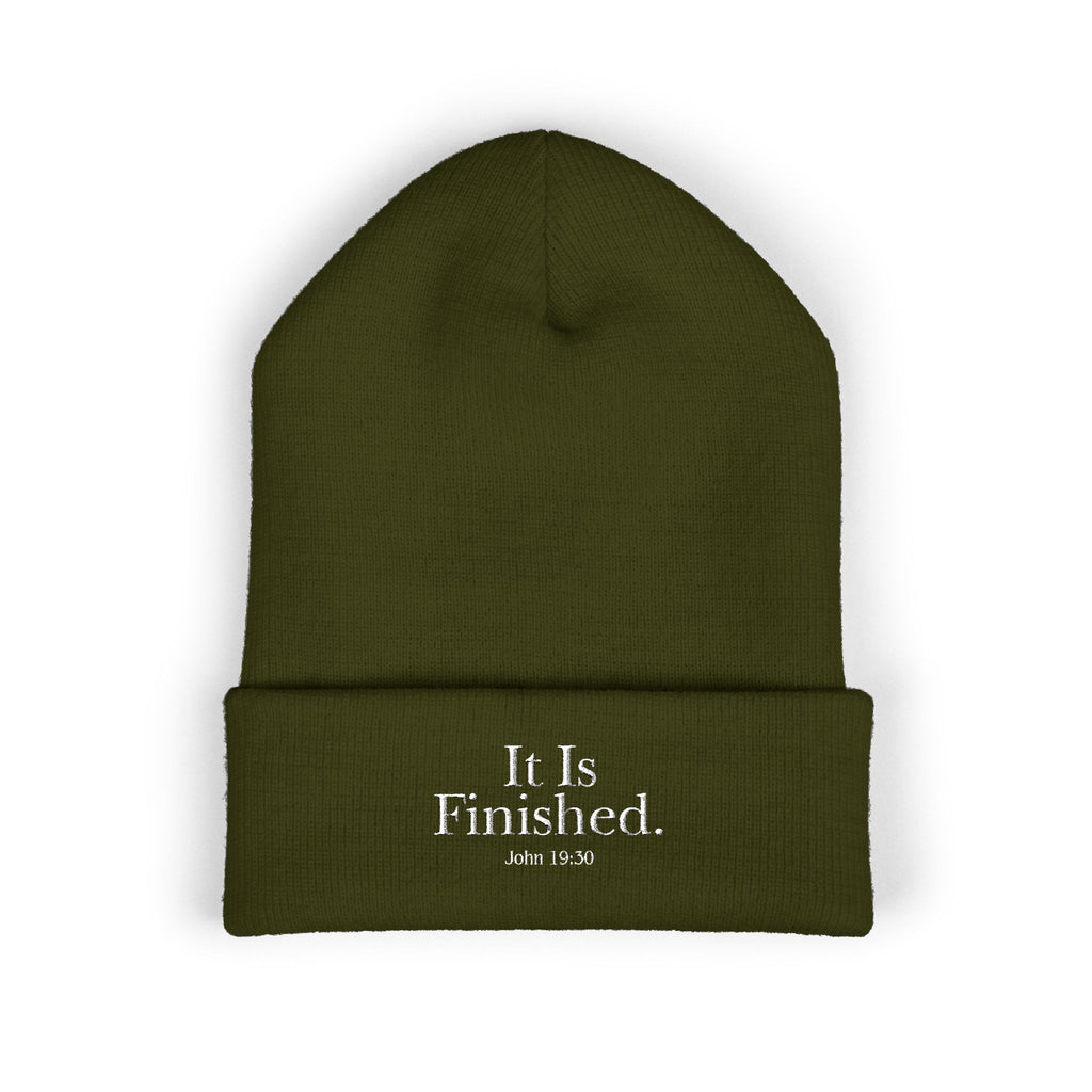 John 19:30 - Christian Beanie (Embroidered)