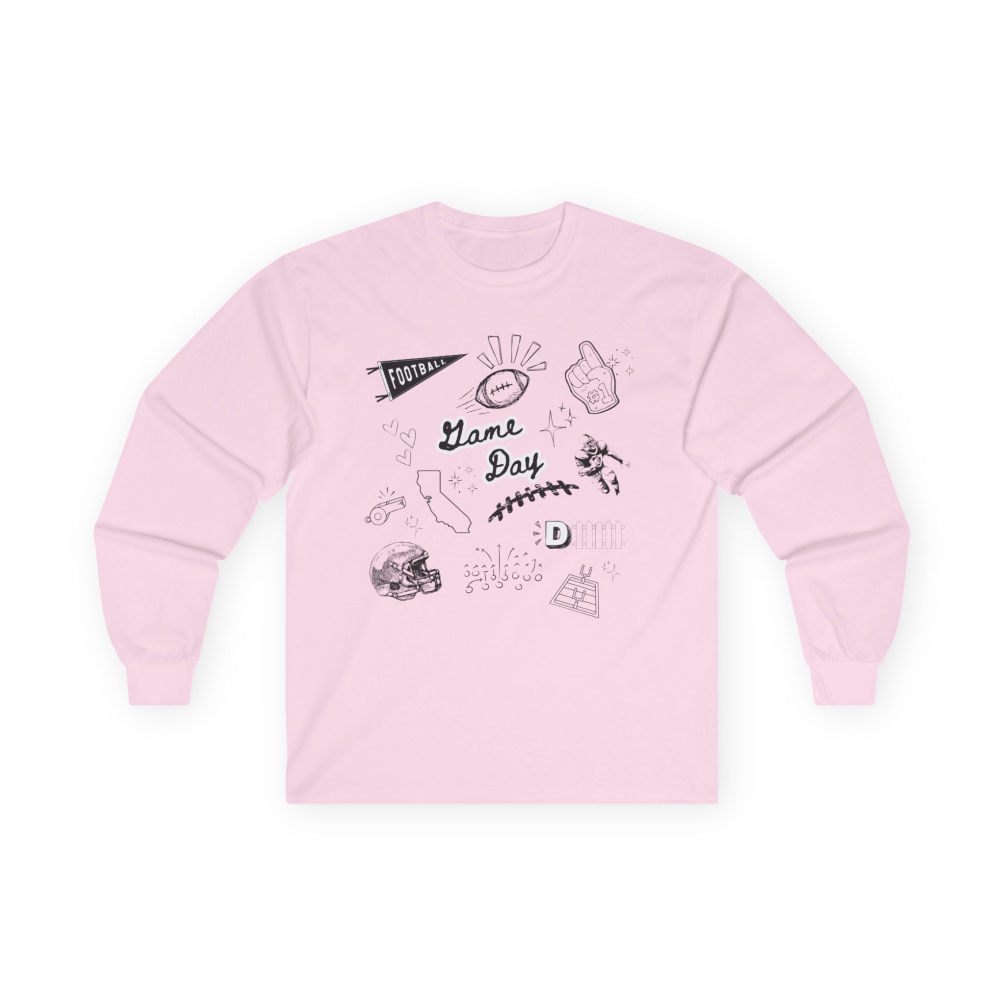 Football (CA) Game Day - Graphic Long Sleeve