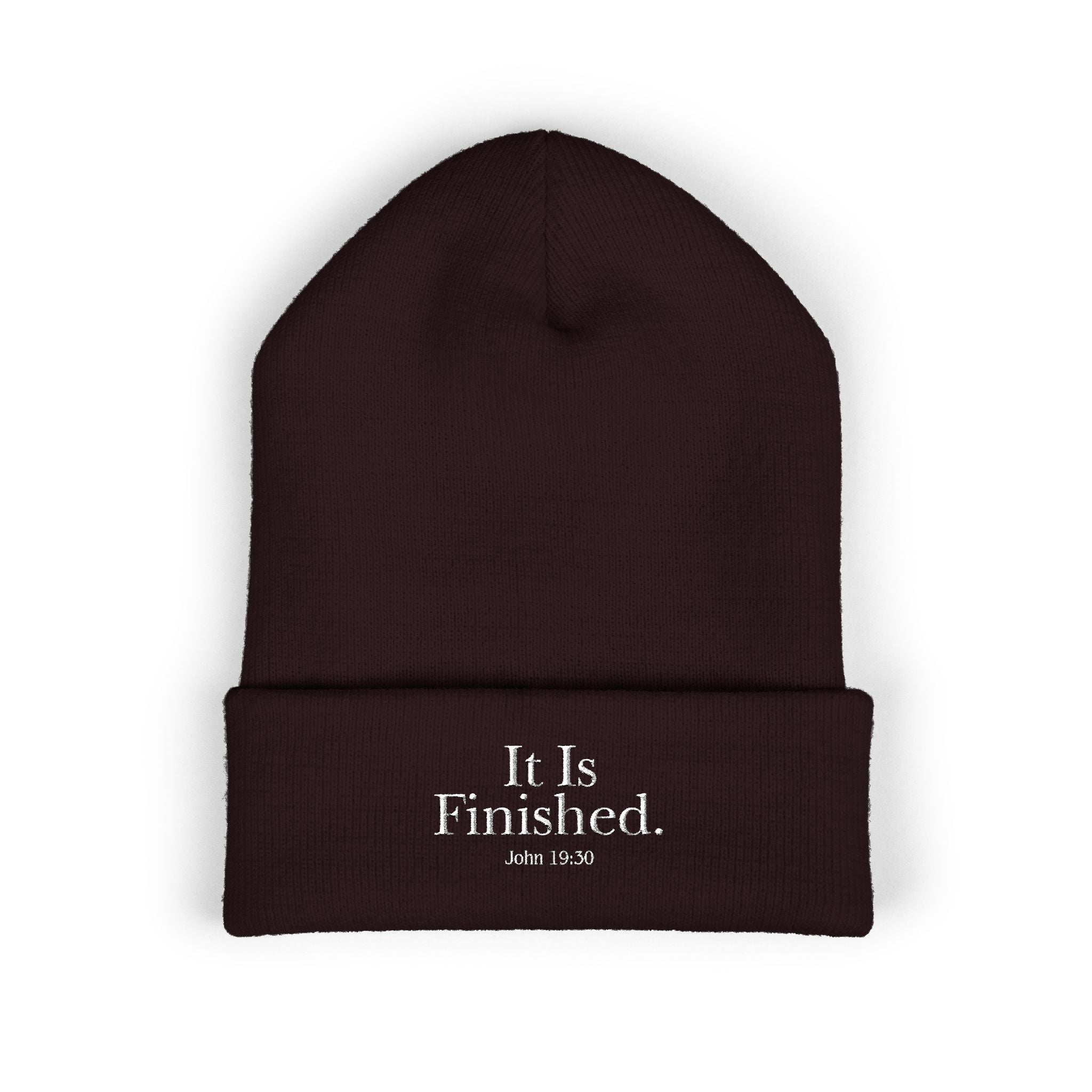 John 19:30 - Christian Beanie (Embroidered)