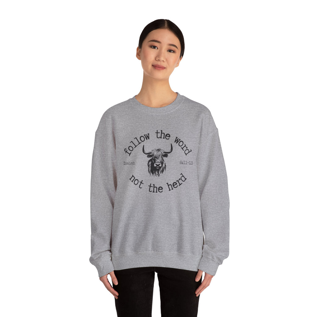 Isaiah 8:11-13 - Christian Crewneck Sweatshirt