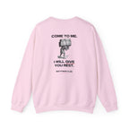 Matthew 11:28 - Christian Crewneck Sweatshirt