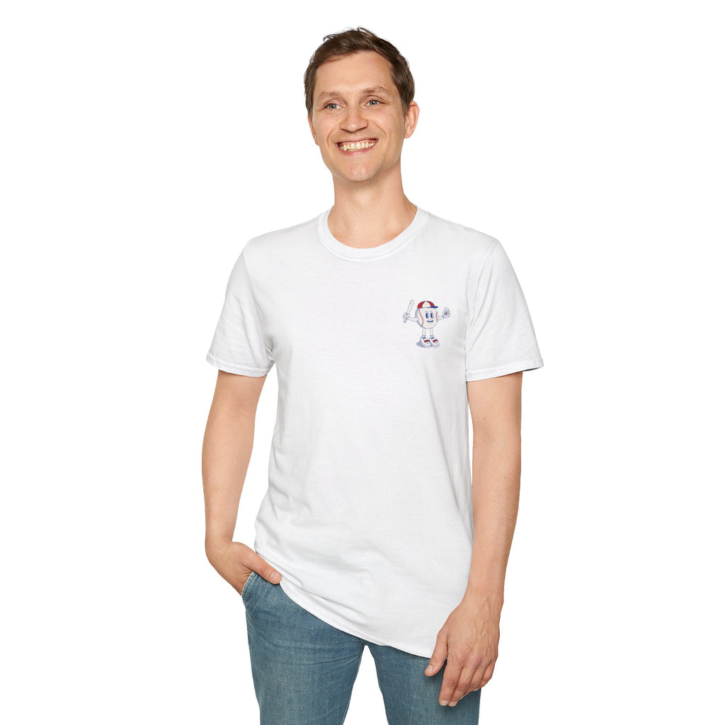 Retro Baseball Boy - Graphic Tee