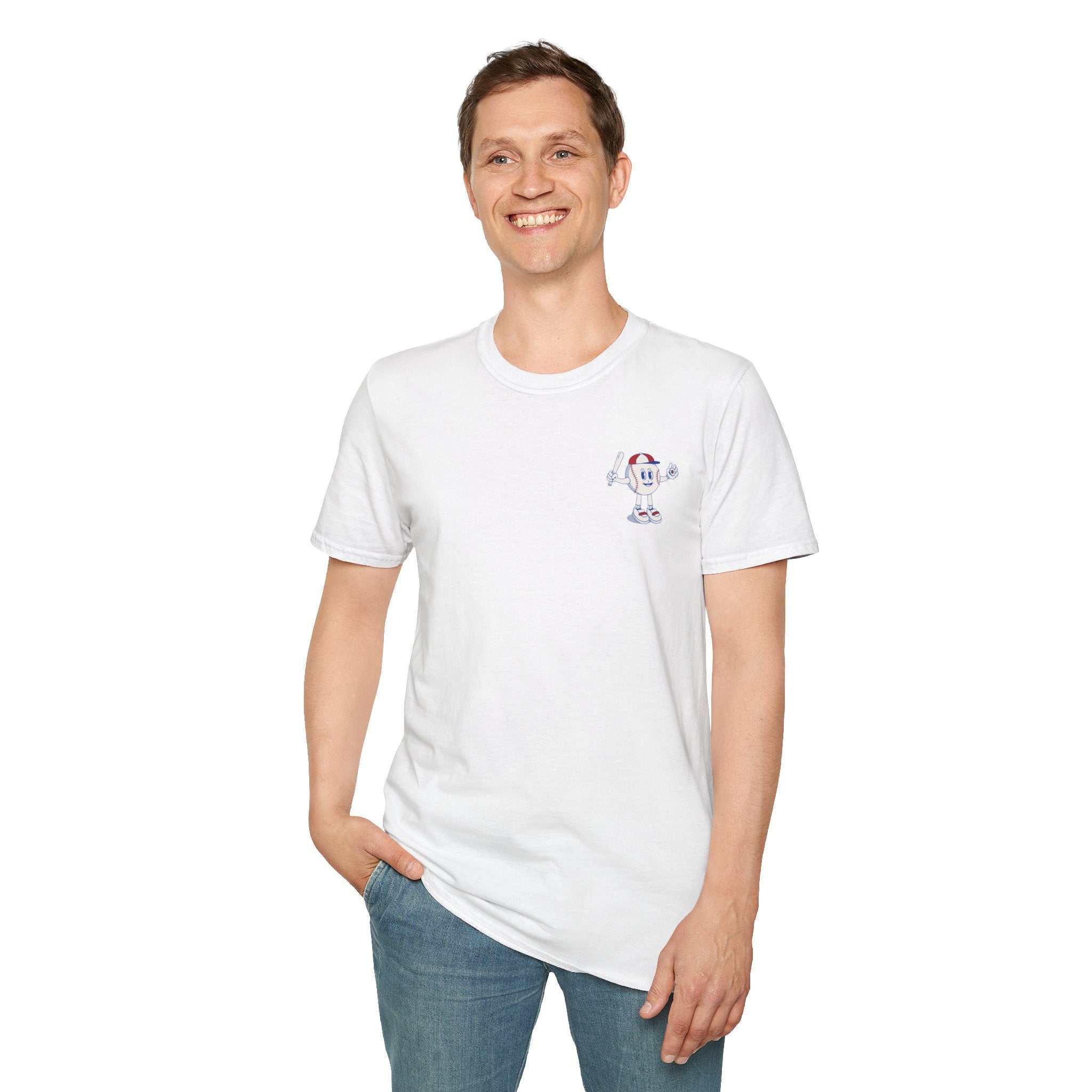 Retro Baseball Boy - Graphic Tee