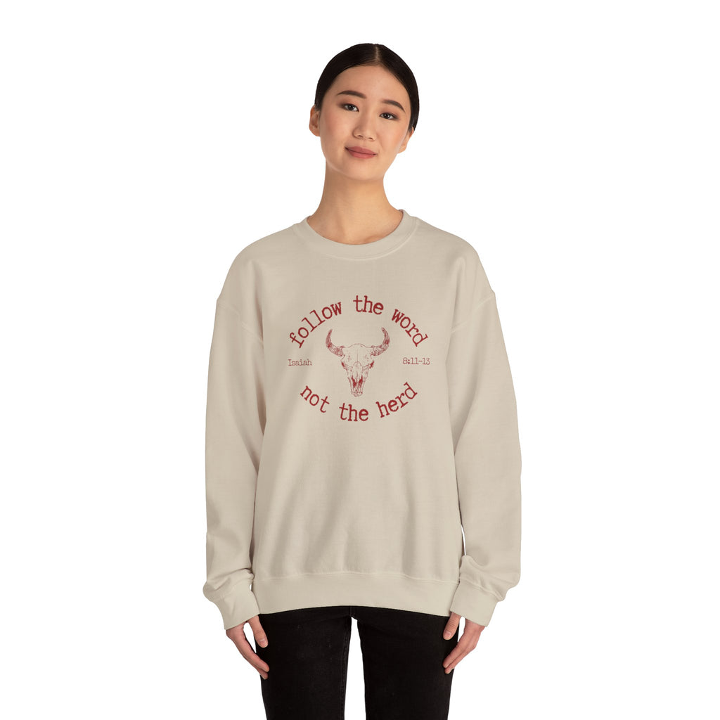 Isaiah 8:11-13 - Christian Crewneck Sweatshirt