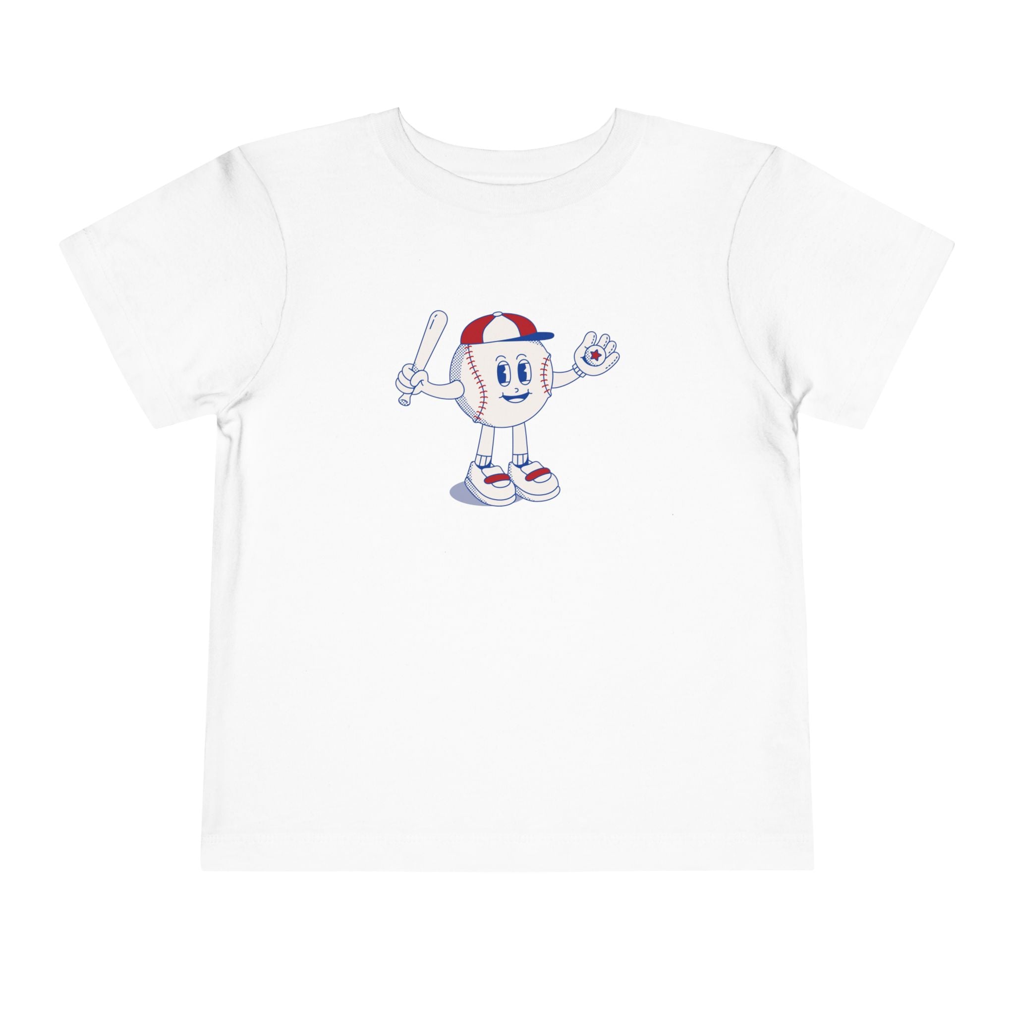 Retro Baseball Boy - Toddler Tee