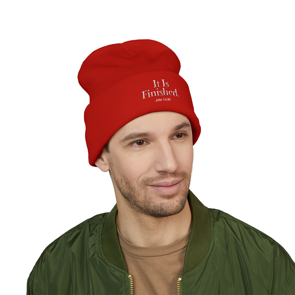 John 19:30 - Christian Beanie (Embroidered)