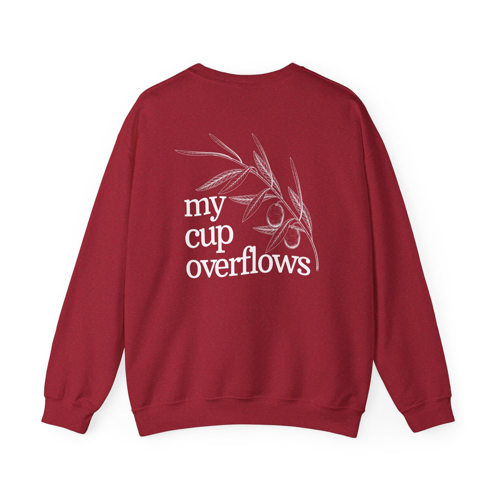 Psalm 23:5 - Christian Crewneck Sweatshirt