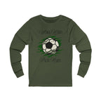 Soccer Work Hard Pray Hard - Long Sleeve