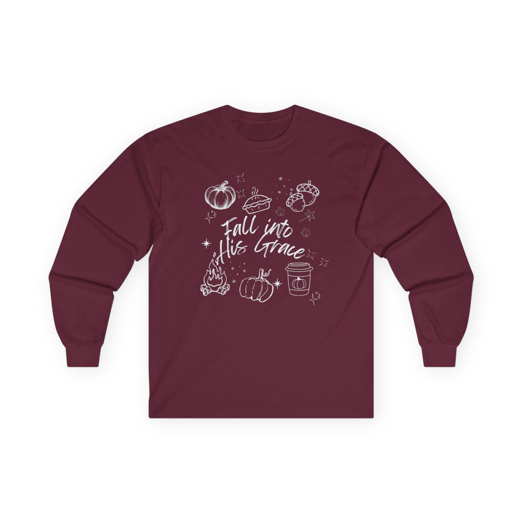 Fall Into His Grace - Christian Long Sleeve