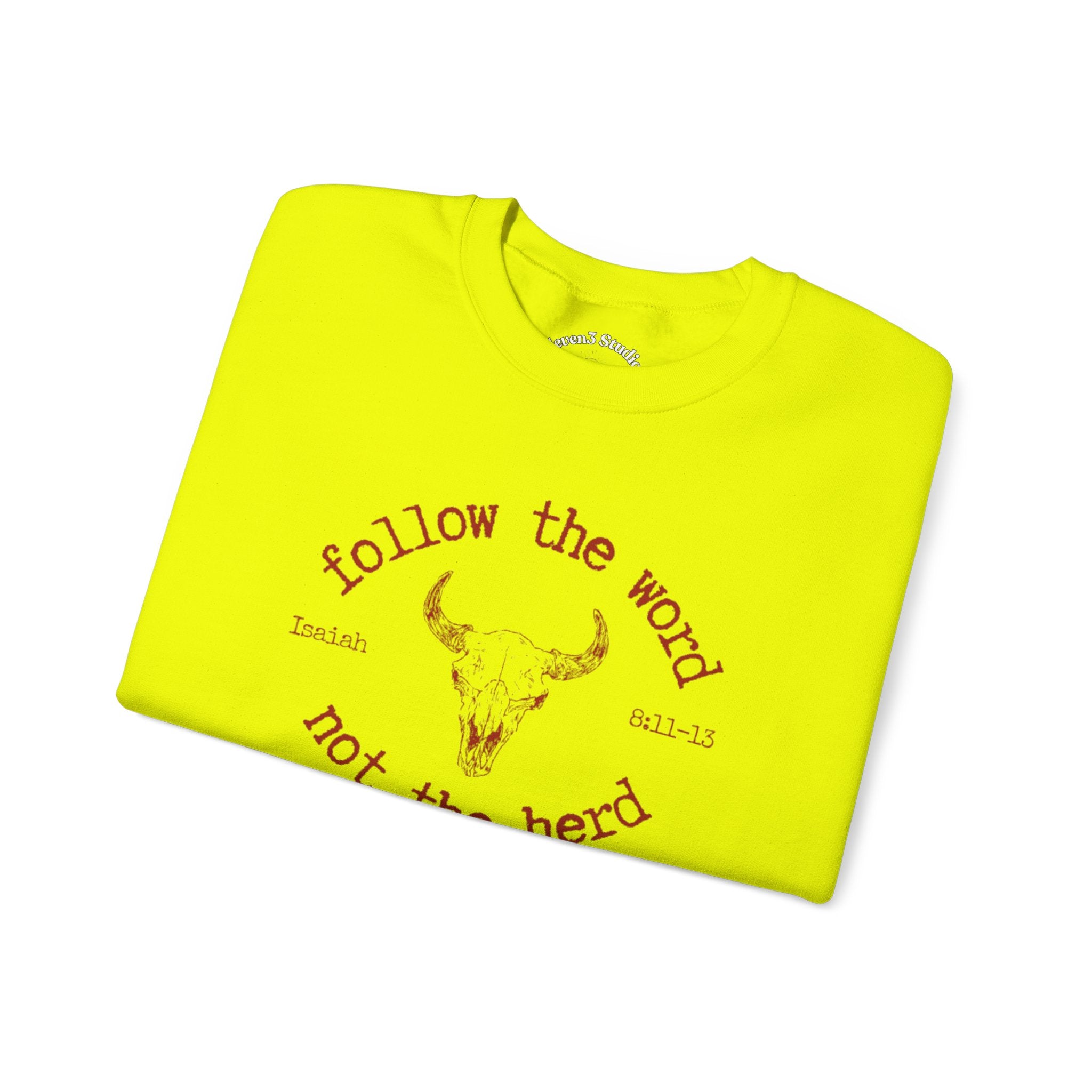 Isaiah 8:11-13 - Christian Crewneck Sweatshirt