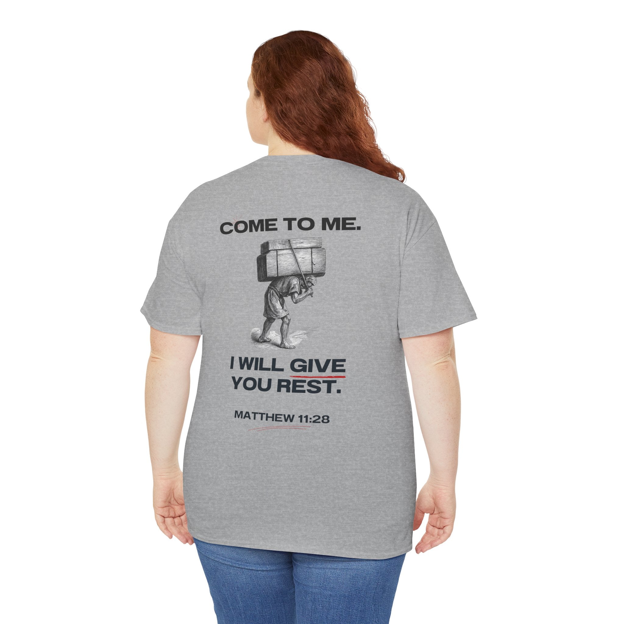 Matthew 11:28 - Christian Tee