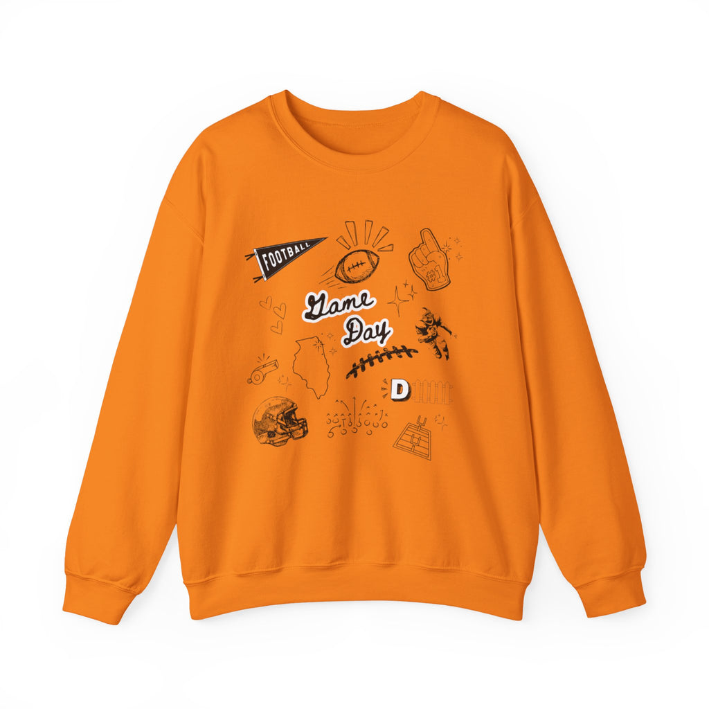 Football Game Day - Graphic Crewneck Sweatshirt