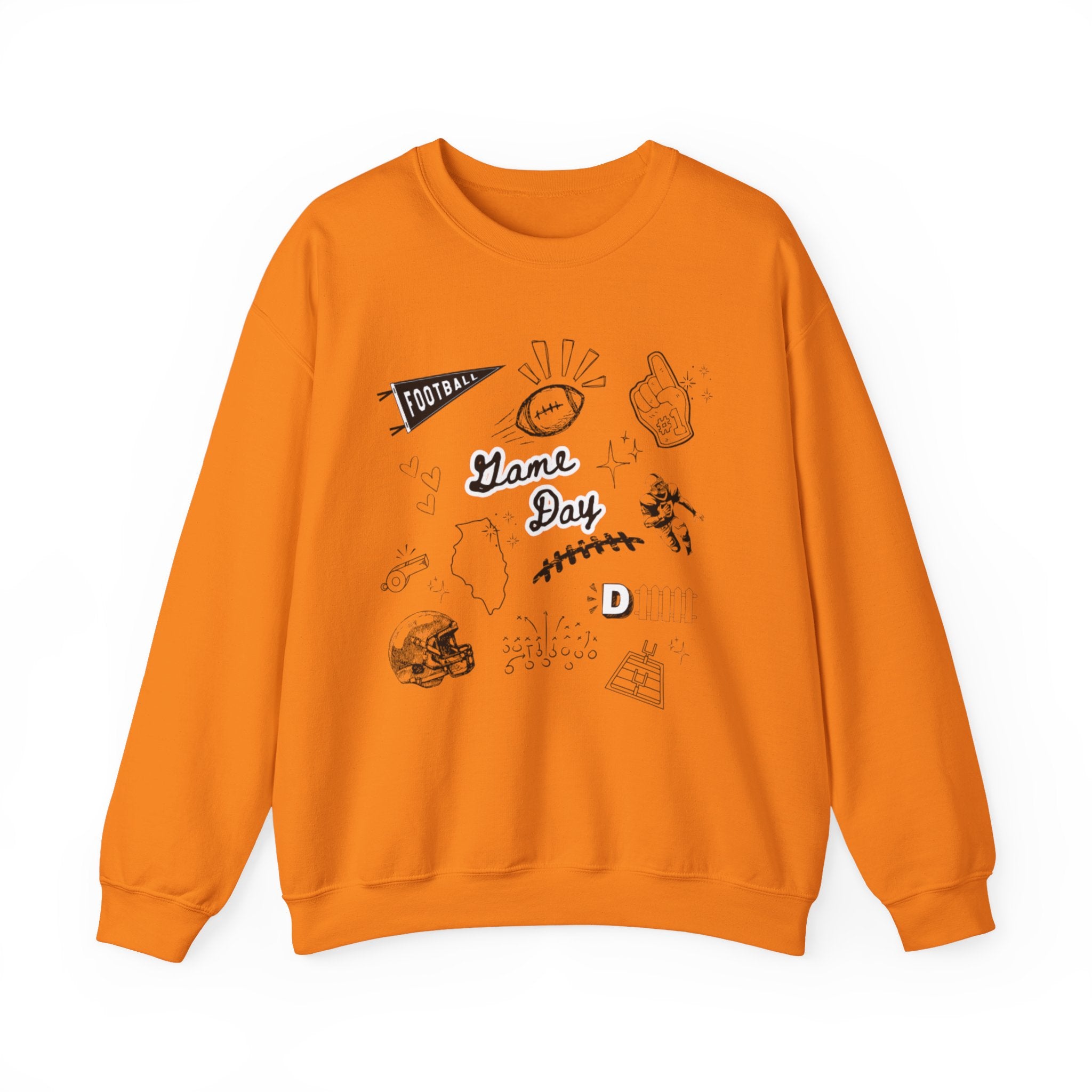 Football Game Day - Graphic Crewneck Sweatshirt