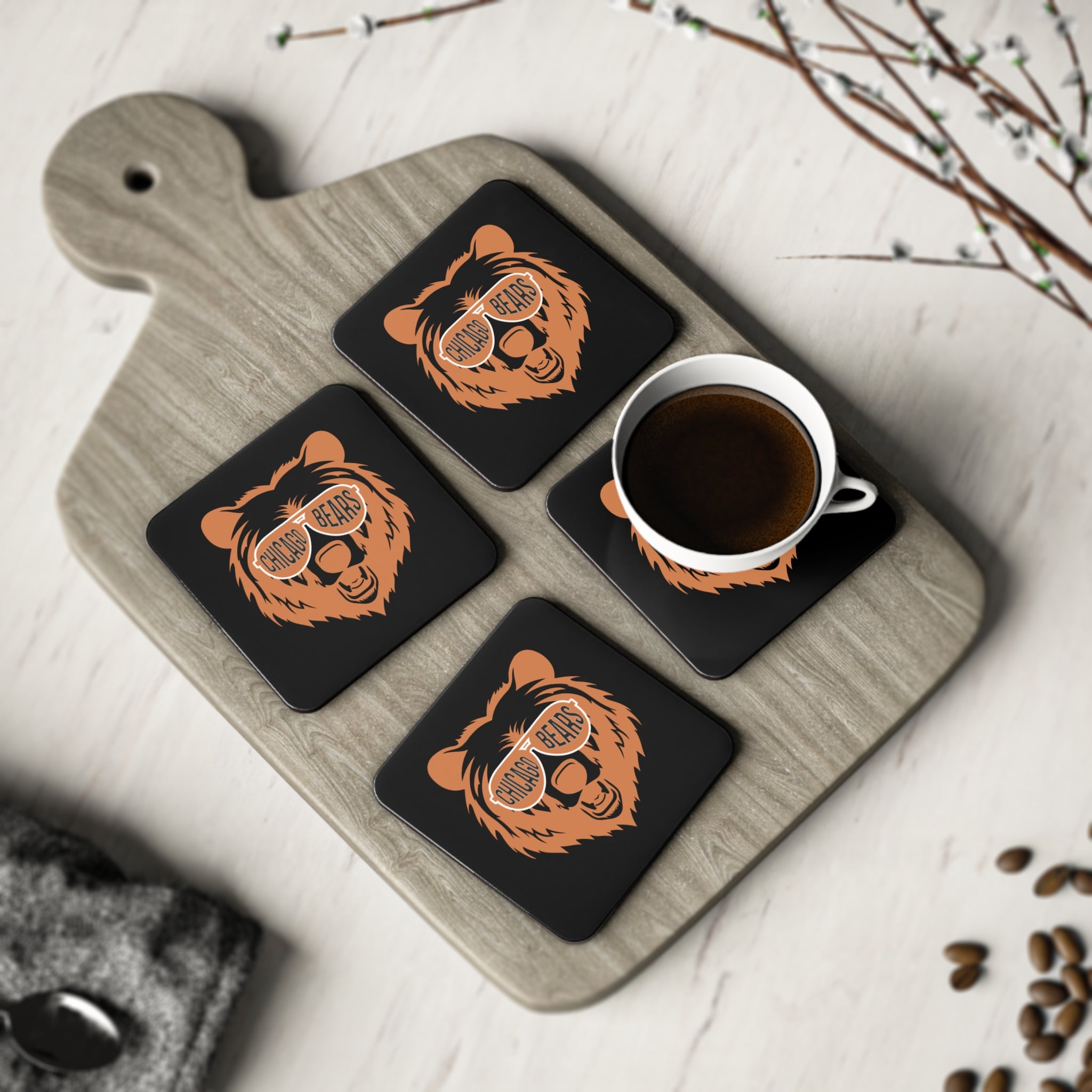 Chicago Bears Coasters (4pack)