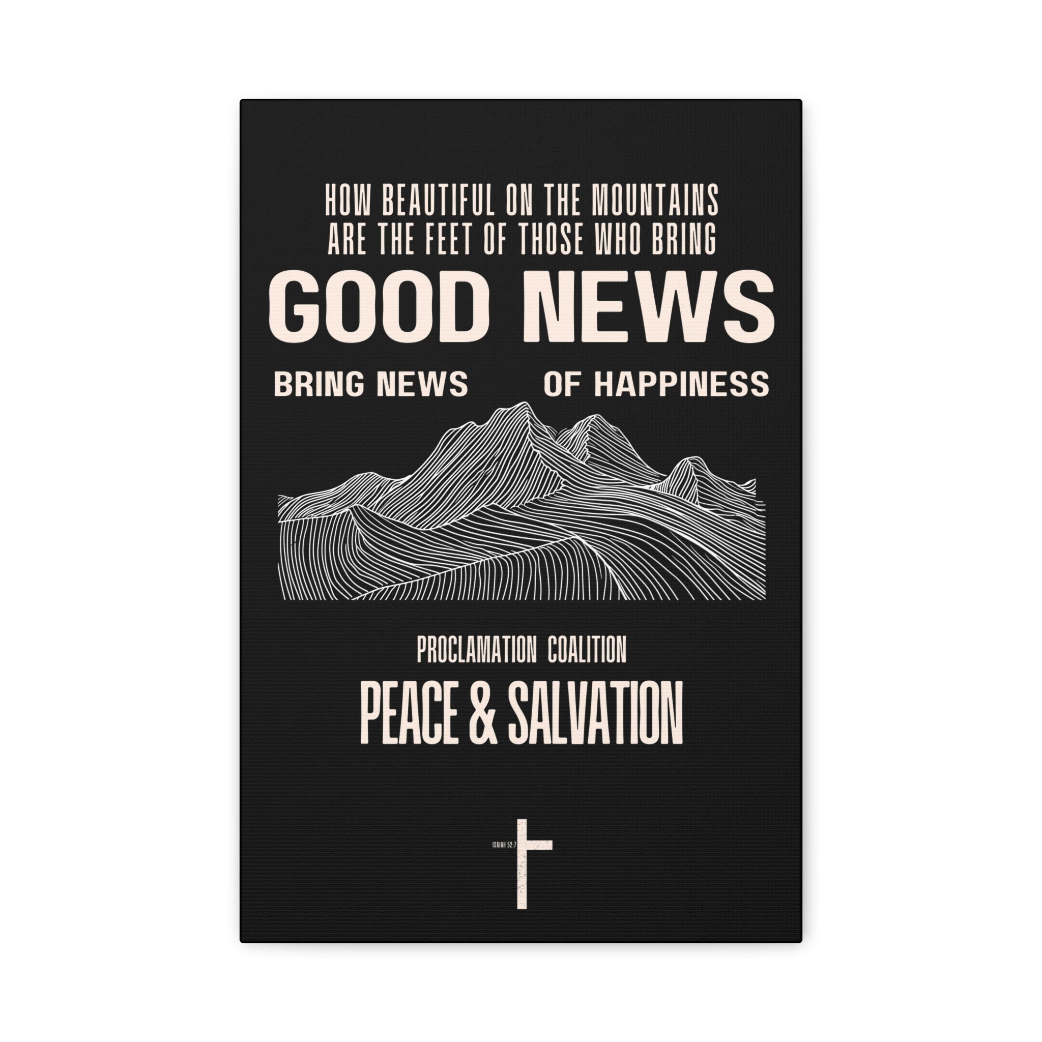 Isaiah 52:7 - Christian Wall Art