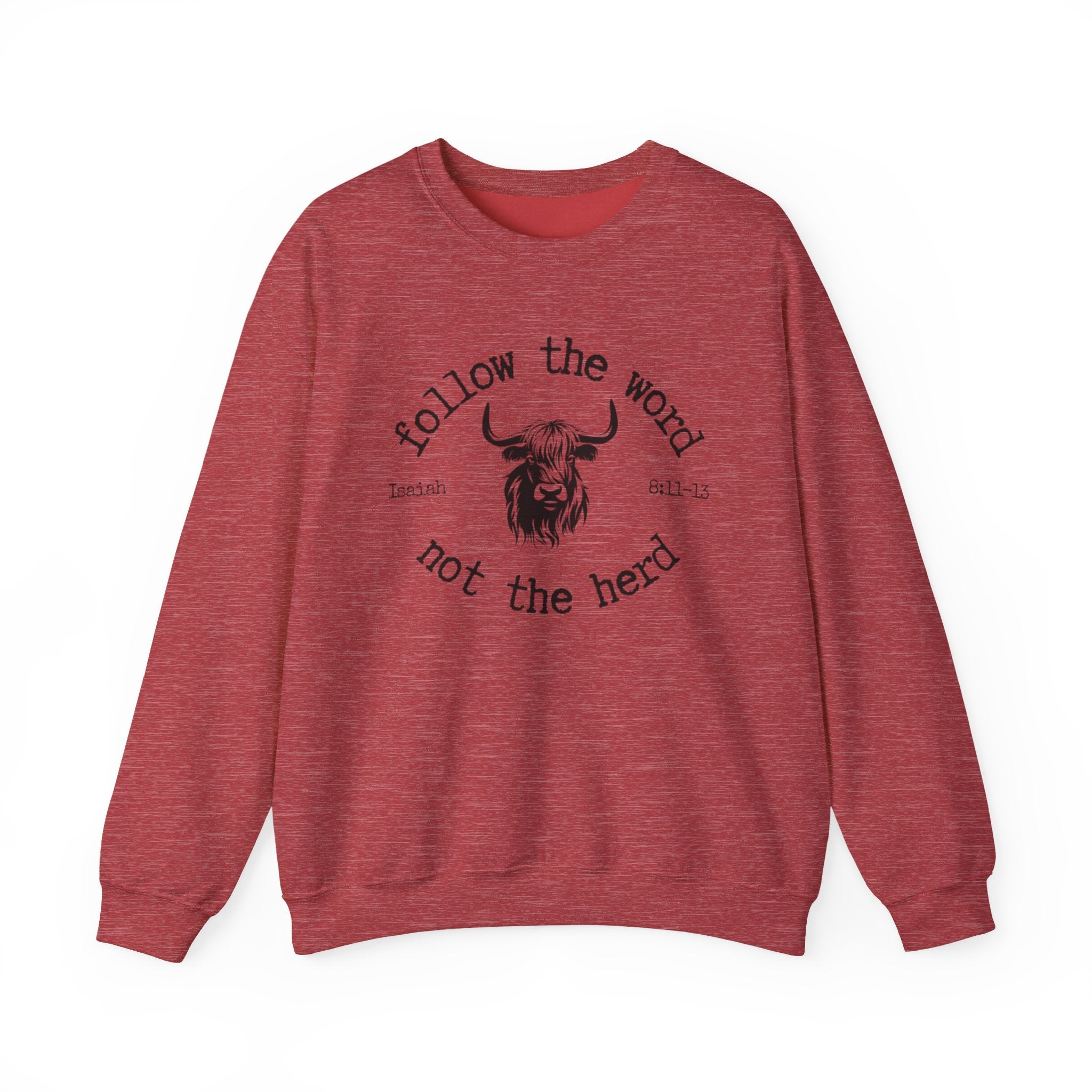 Isaiah 8:11-13 - Christian Crewneck Sweatshirt
