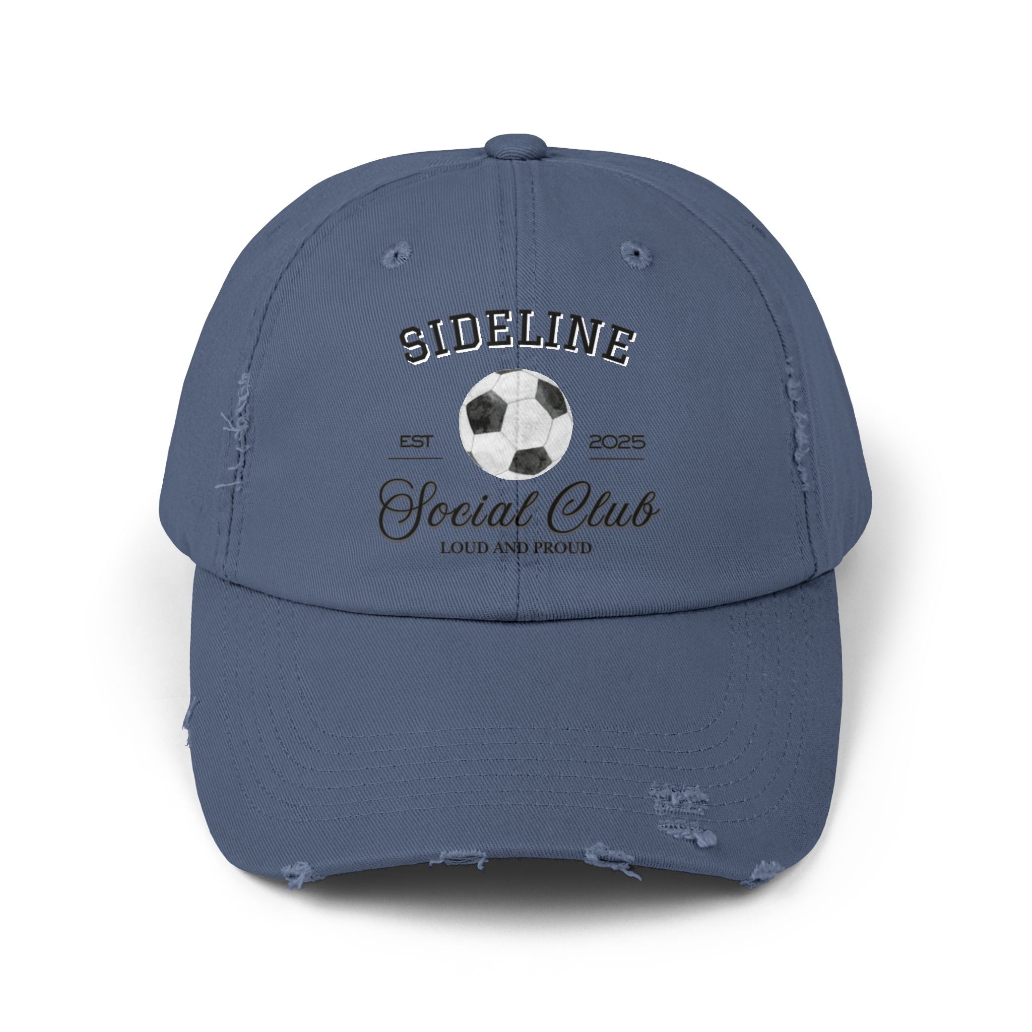 Soccer Sideline Social Club - Distressed Cap