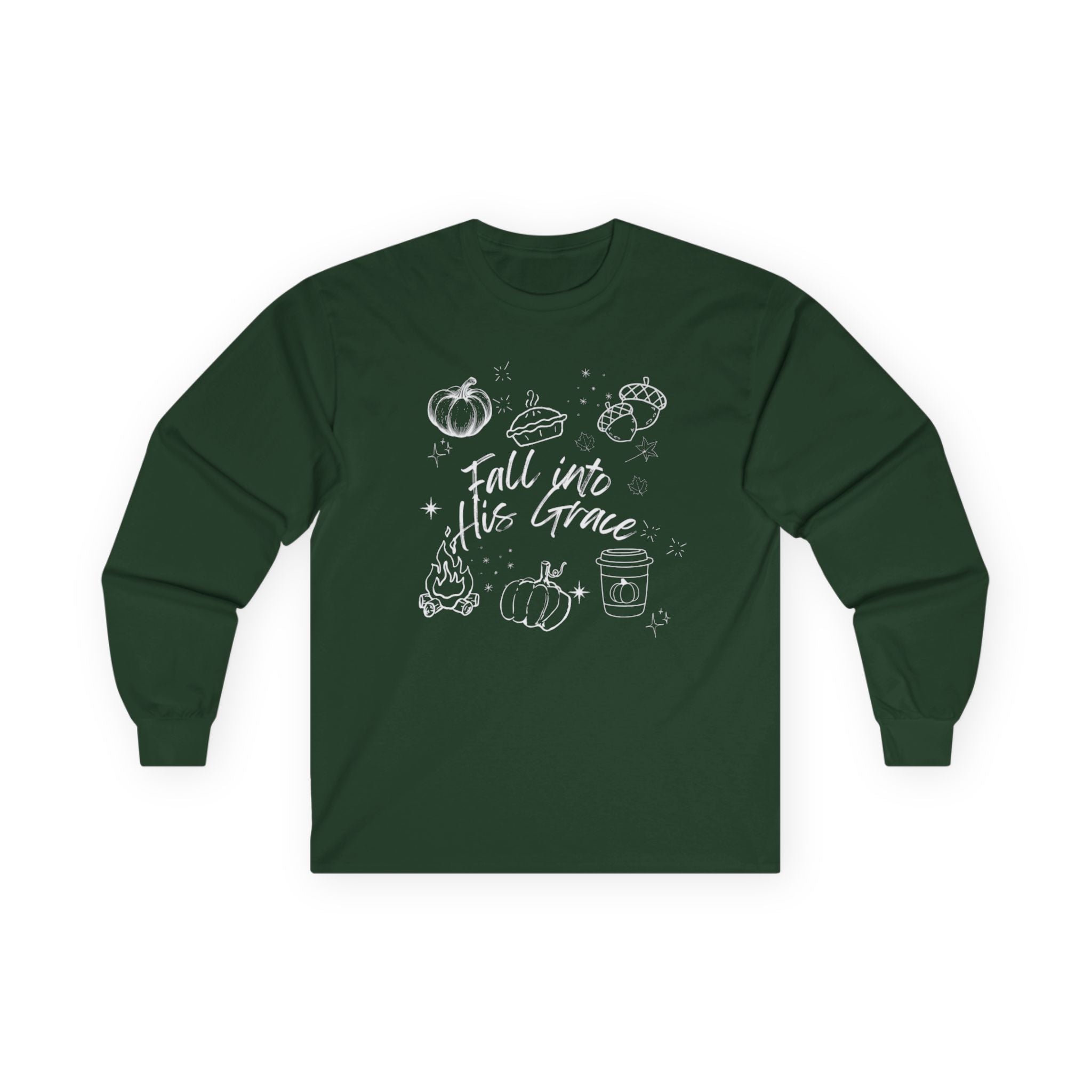 Fall Into His Grace - Christian Long Sleeve