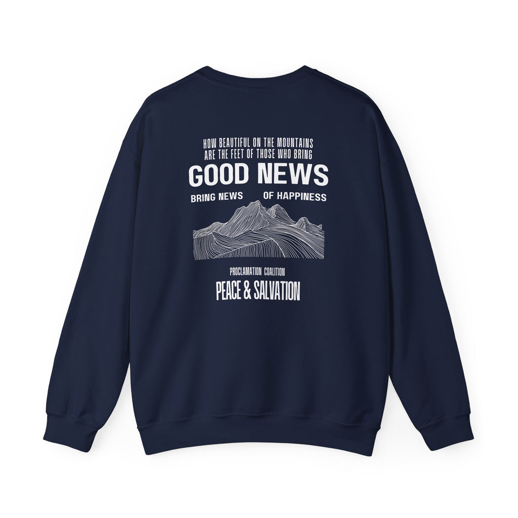 Isaiah 52:7 - Christian Crewneck Sweatshirt