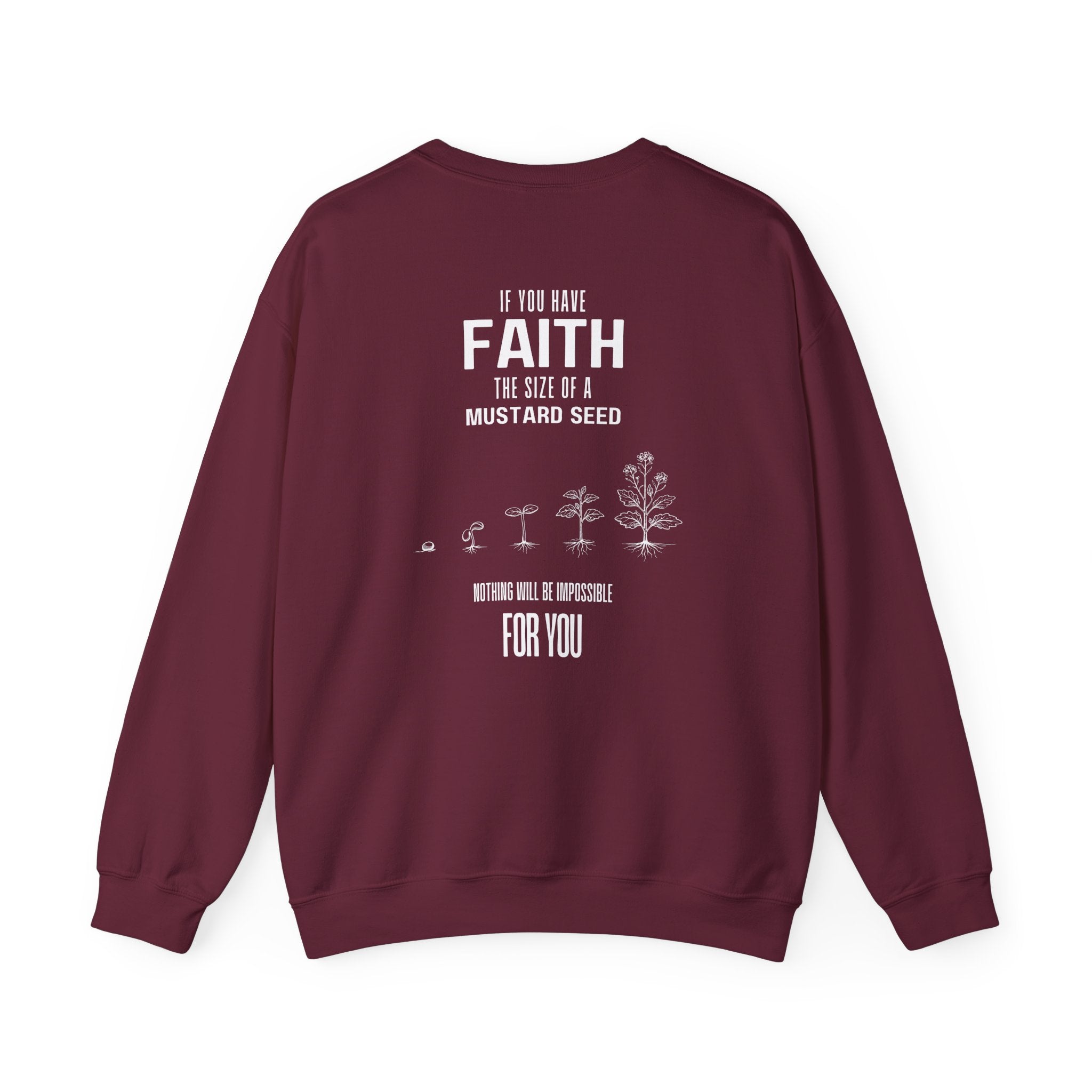Matthew 17:20 - Christian Crewneck Sweatshirt