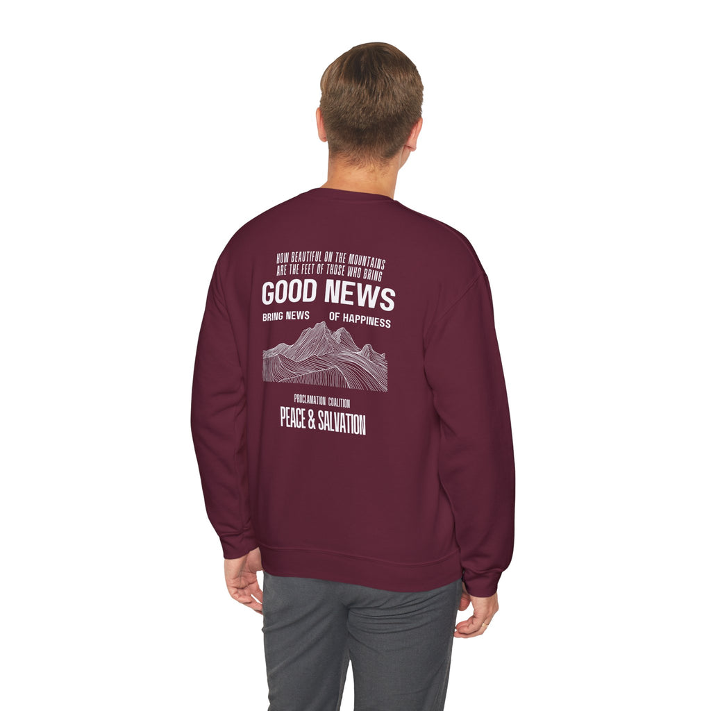 Isaiah 52:7 - Christian Crewneck Sweatshirt