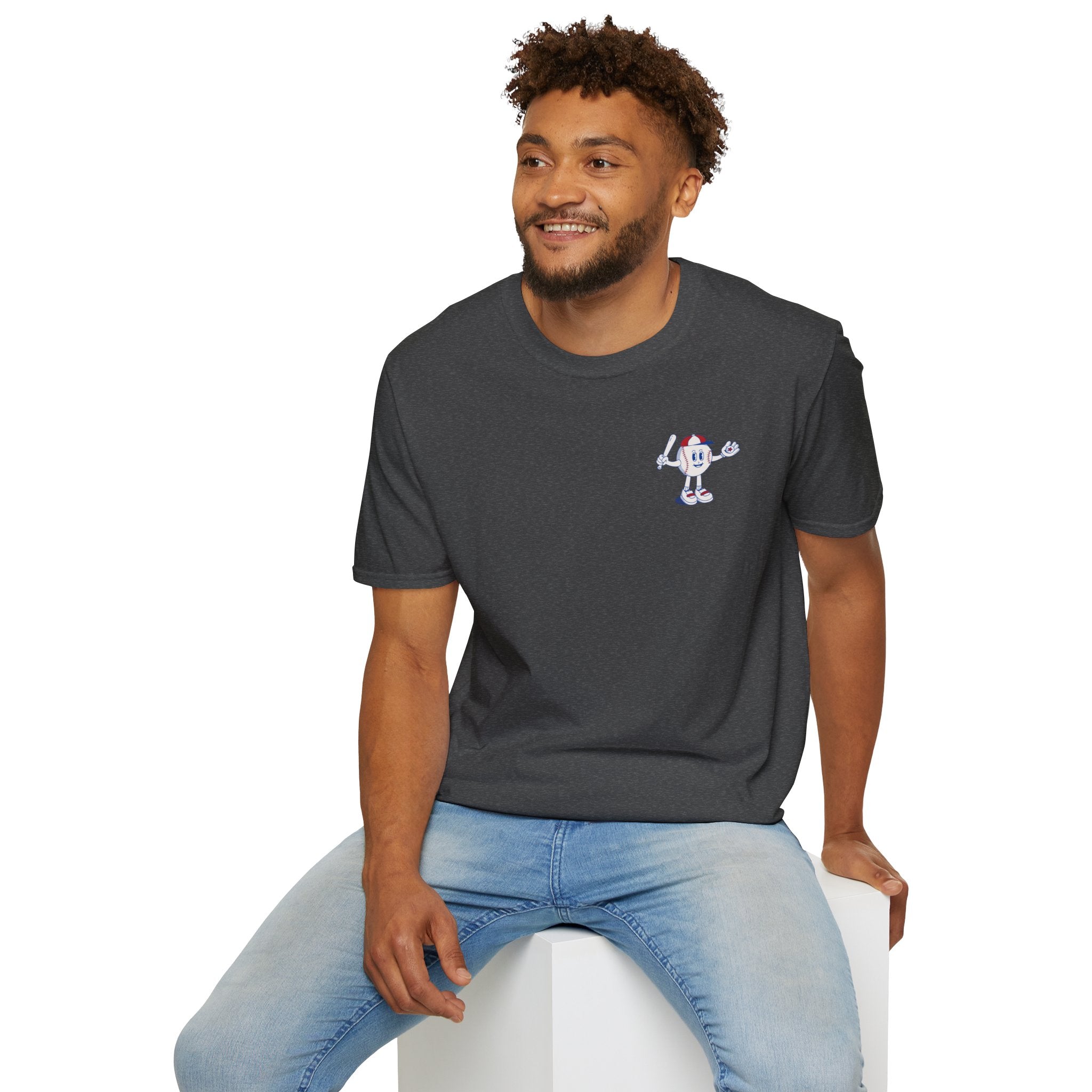 Retro Baseball Boy - Graphic Tee