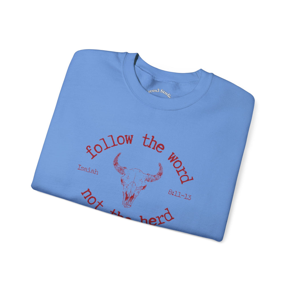 Isaiah 8:11-13 - Christian Crewneck Sweatshirt