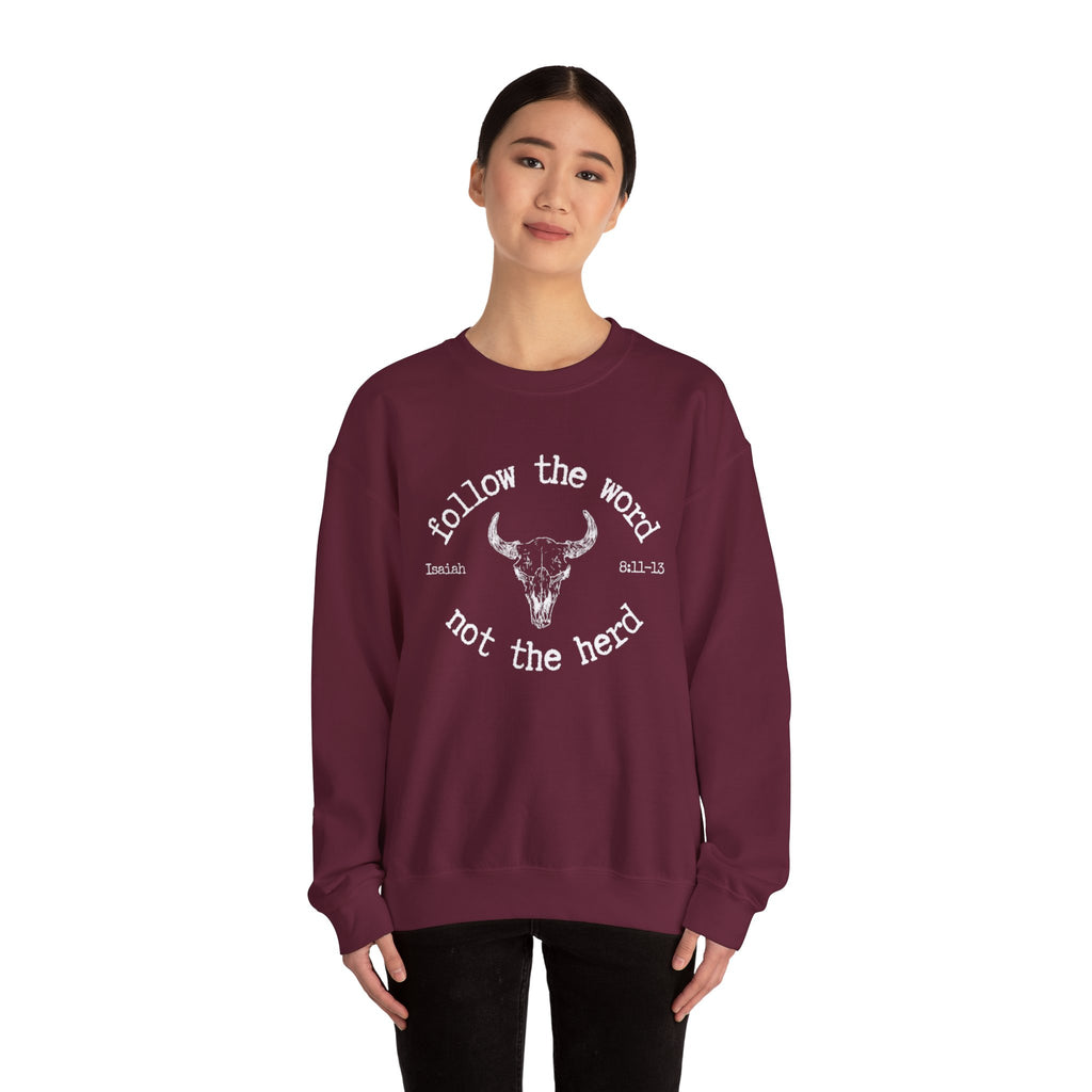 Isaiah 8:11-13 - Christian Crewneck Sweatshirt
