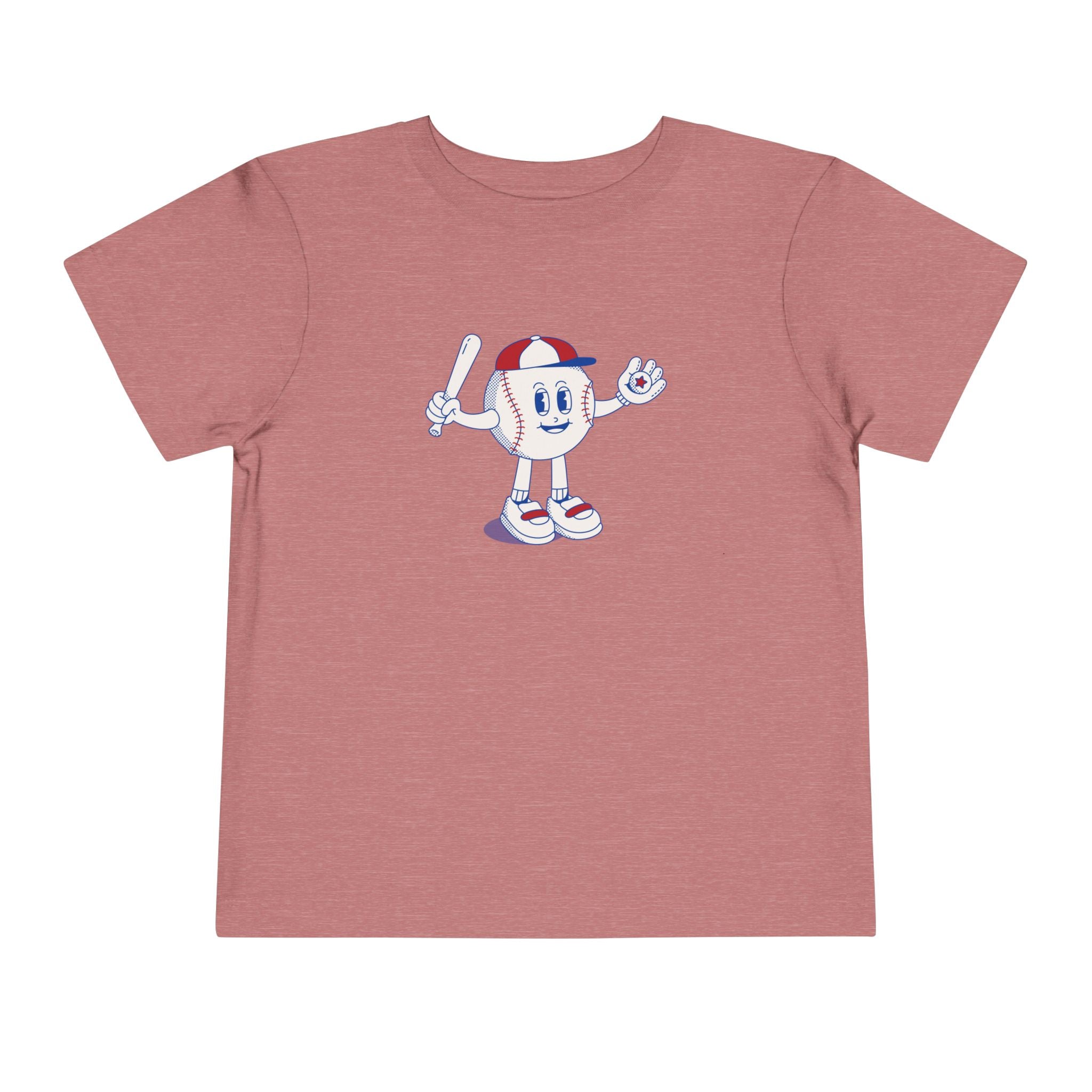 Retro Baseball Boy - Toddler Tee