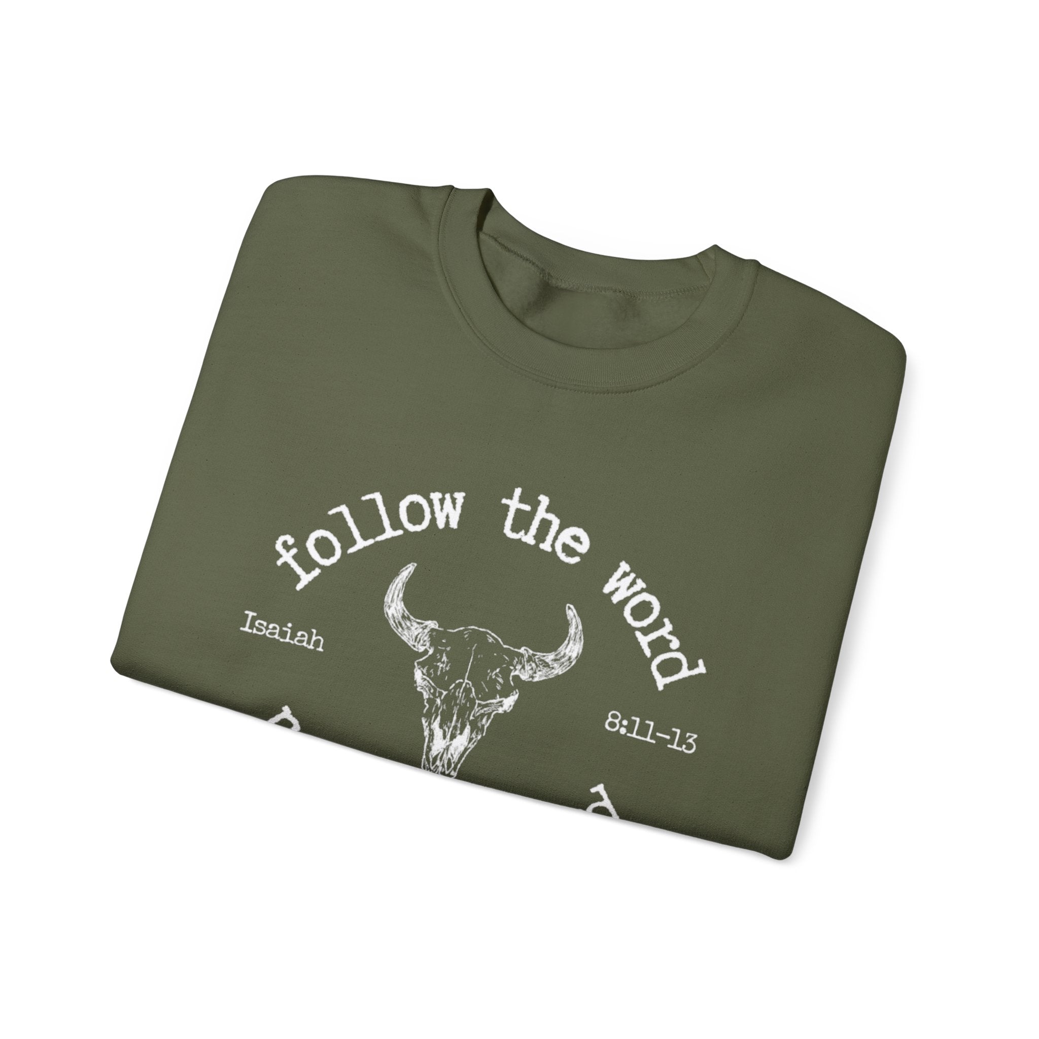 Isaiah 8:11-13 - Christian Crewneck Sweatshirt