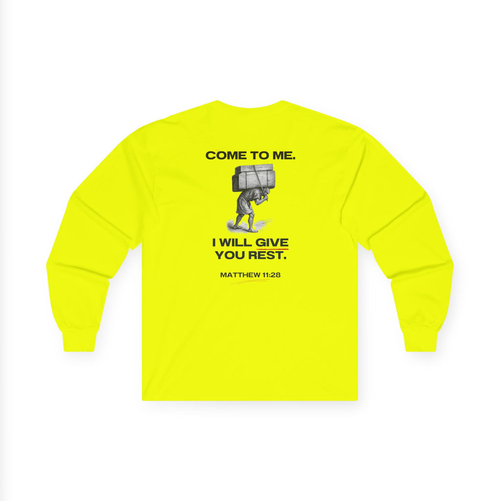 Matthew 11:28 - Christian Long Sleeve